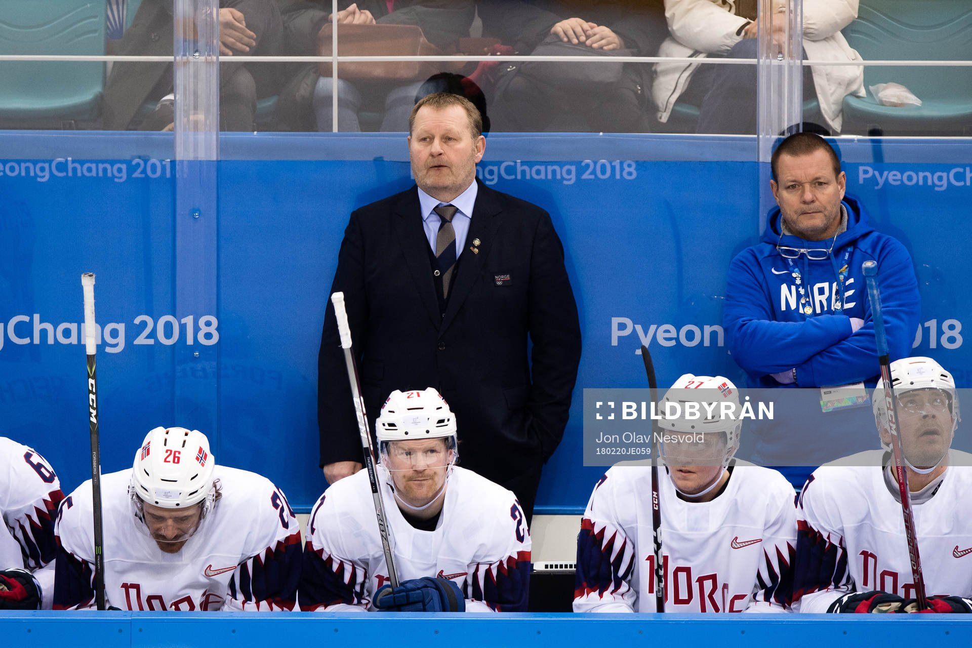 Petter Thoresen, head coach of Norway  looks dejected in
