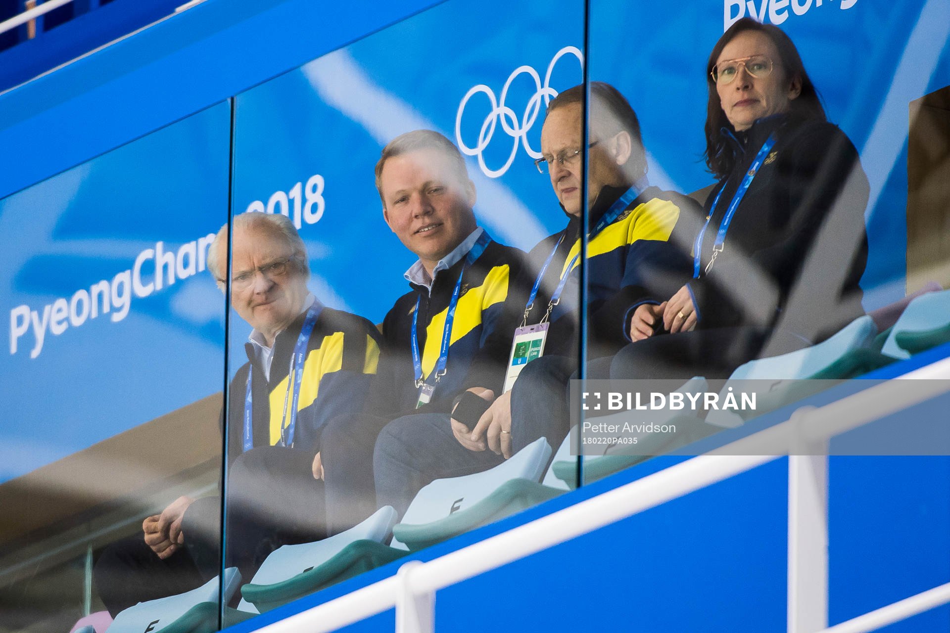 H.M Carl XVI Gustaf, King of Sweden, at the stands