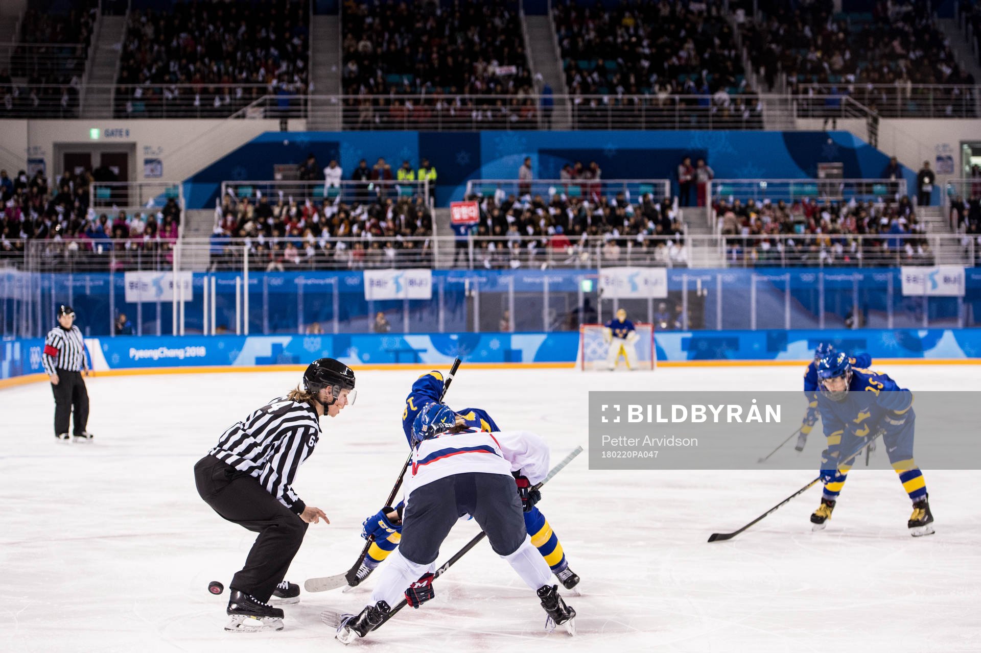 General view in the Women's Ice Hockey Classification match