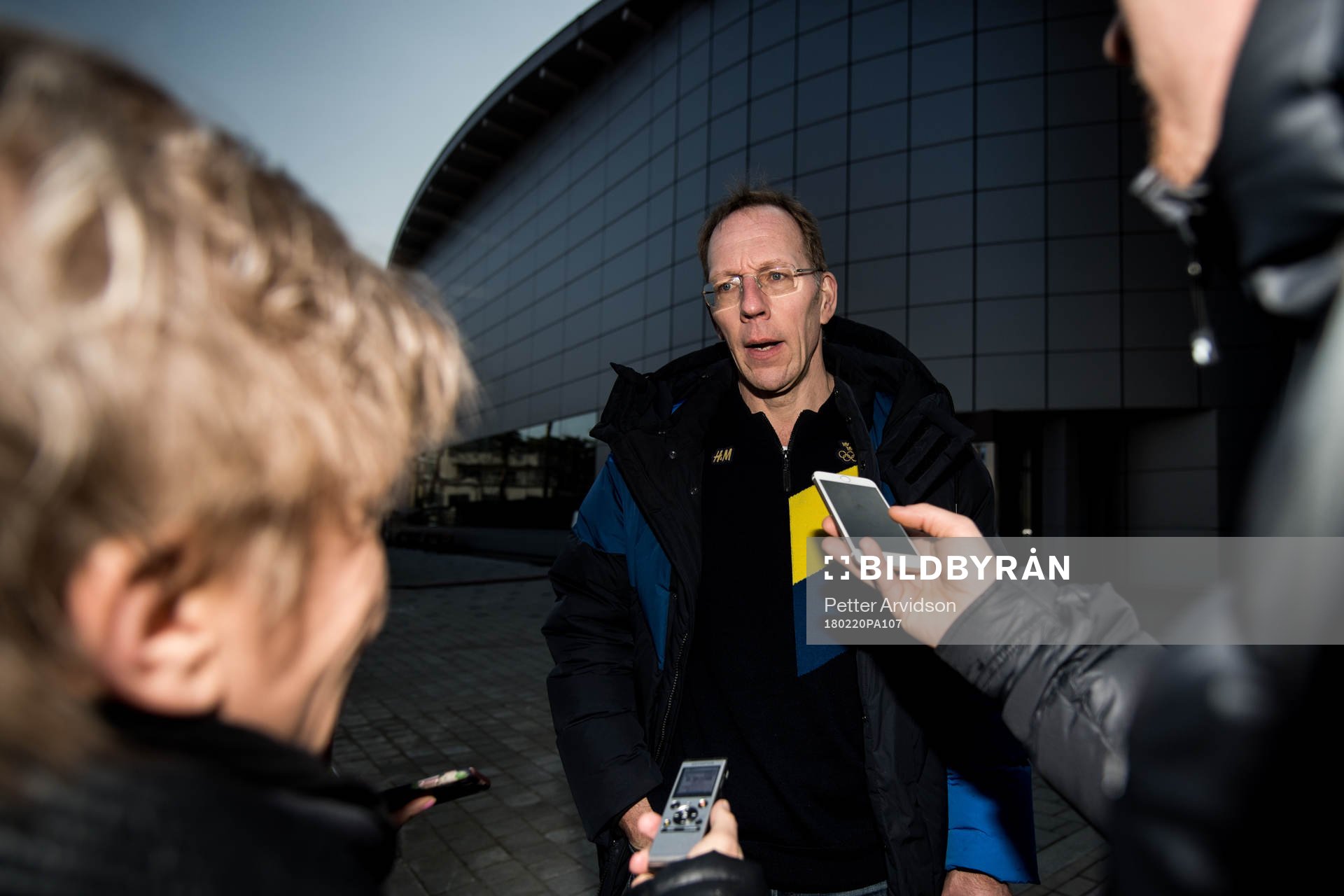 Björn Waldebäck doctor of Sweden is being interviewed by