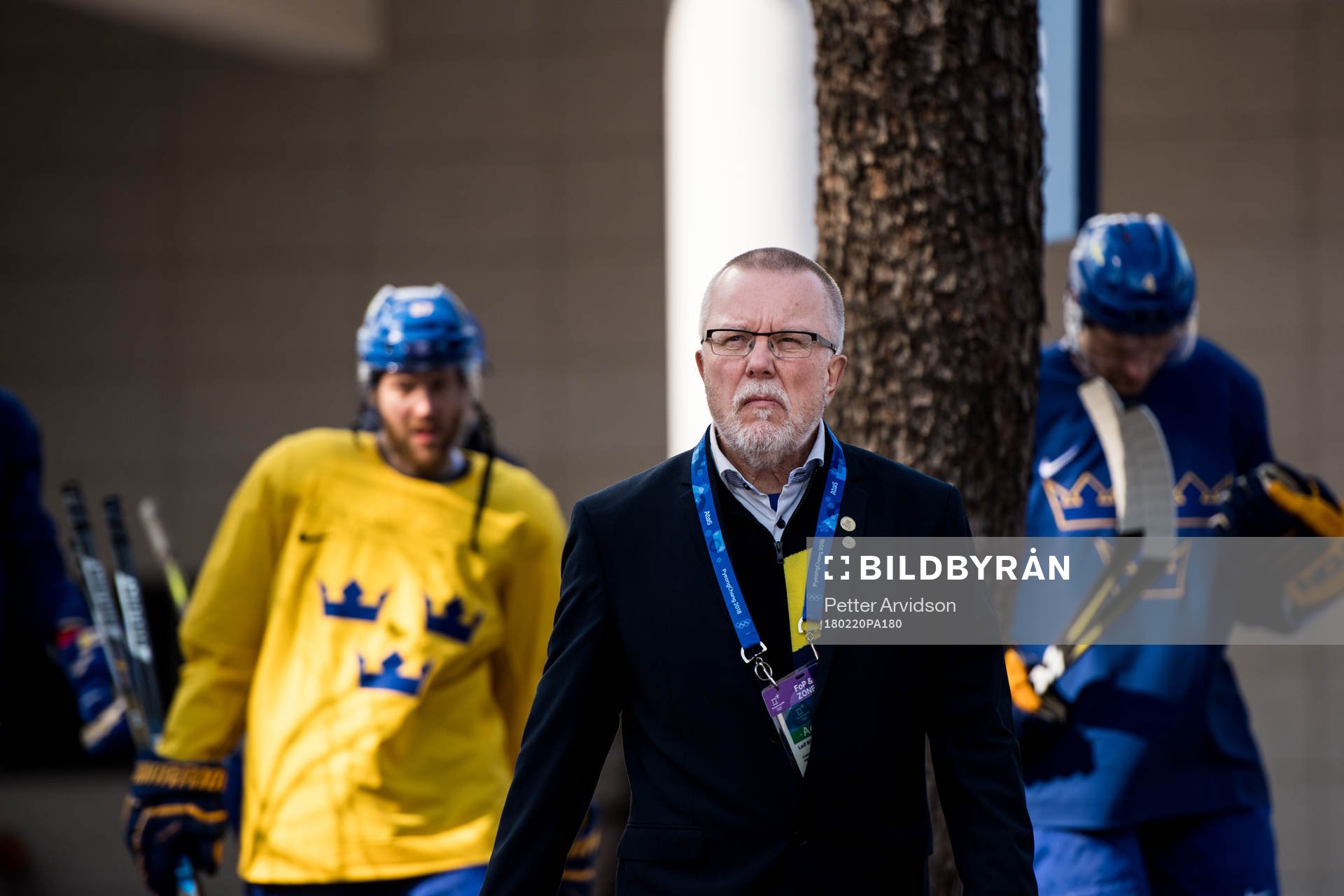 Leif Boork, head coach of Sweden Women's team prior a