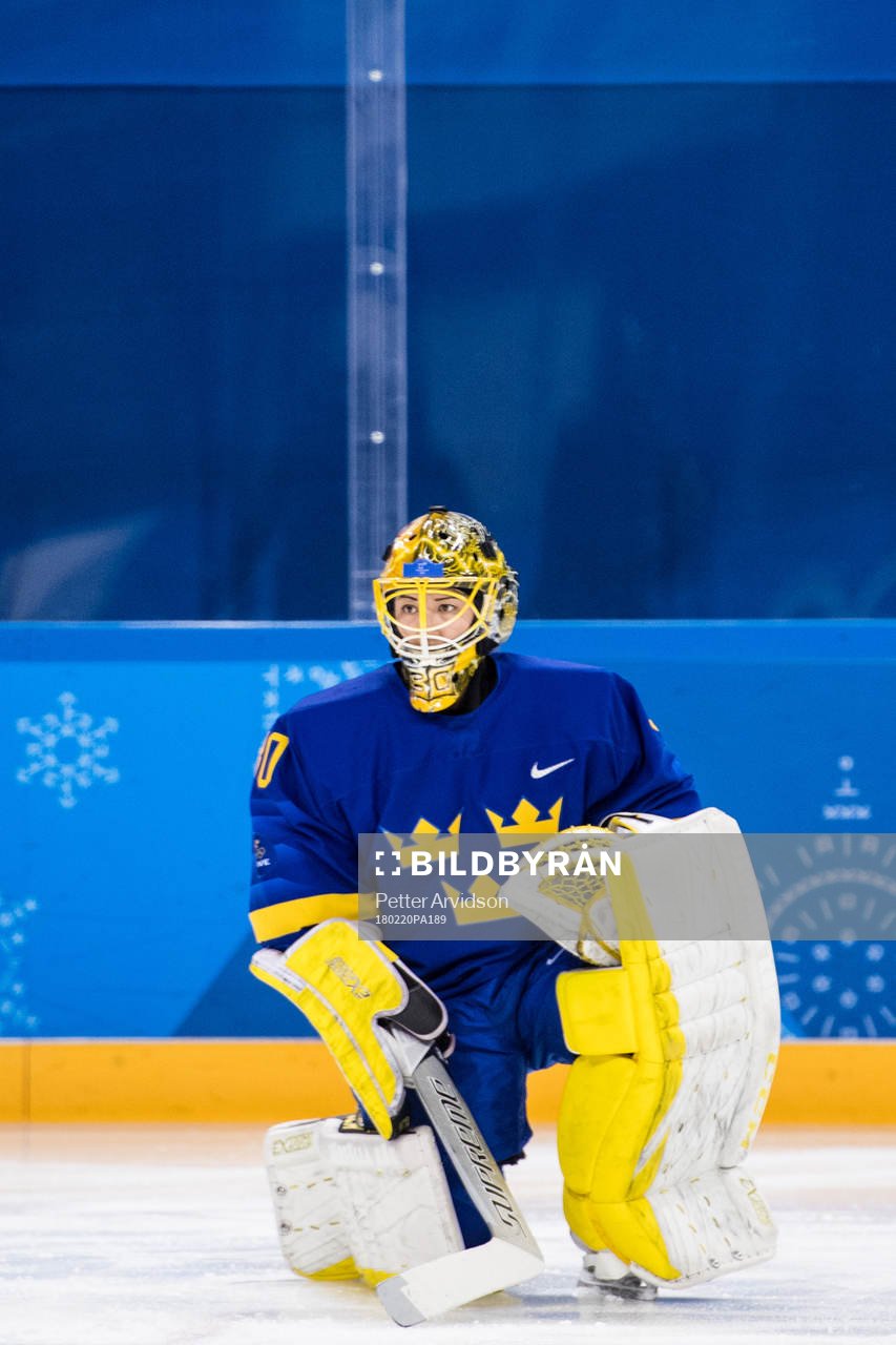 Goaltender Minatsu Murase of Sweden in the Women's Ice