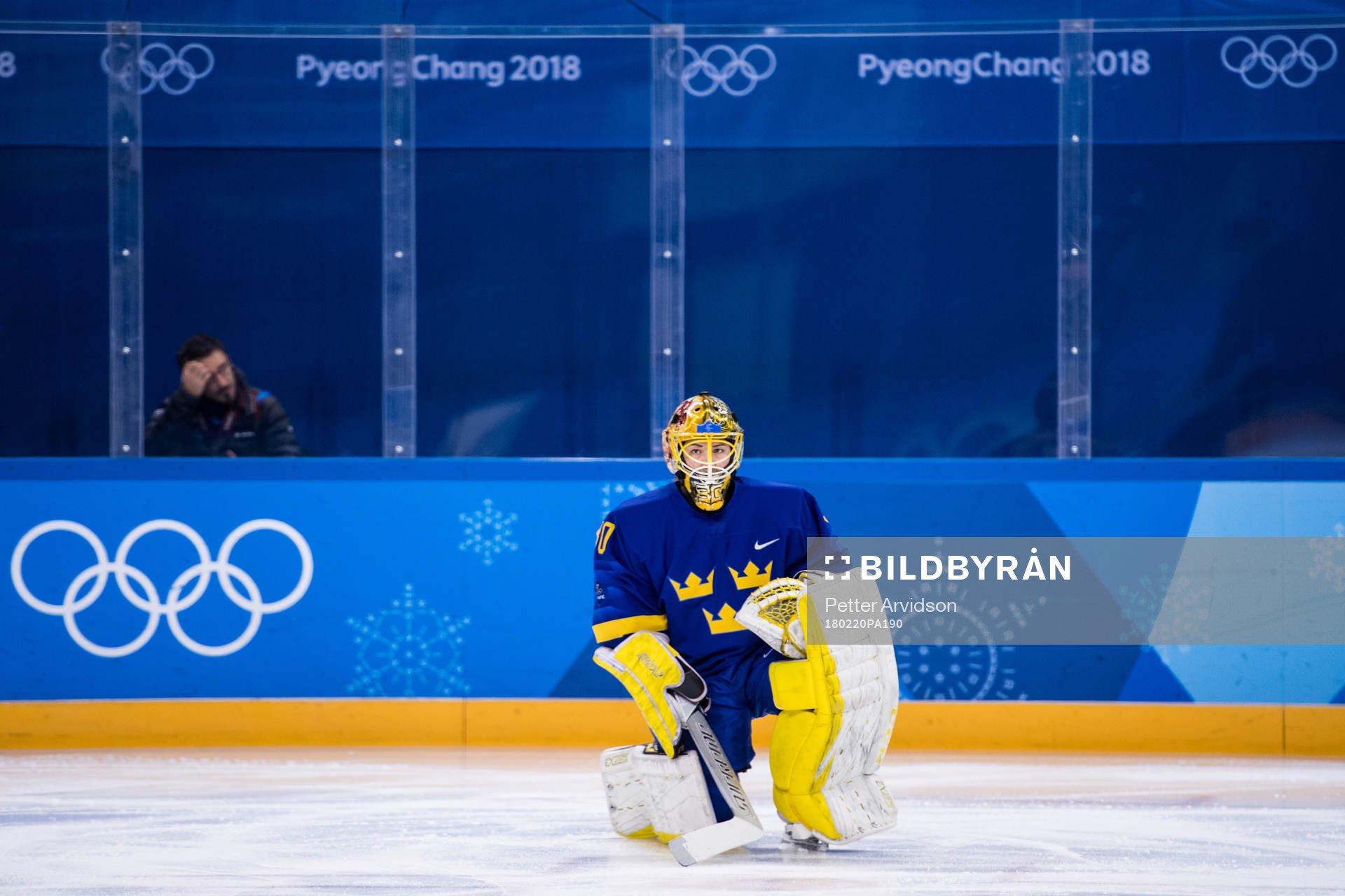 Goaltender Minatsu Murase of Sweden in the Women's Ice