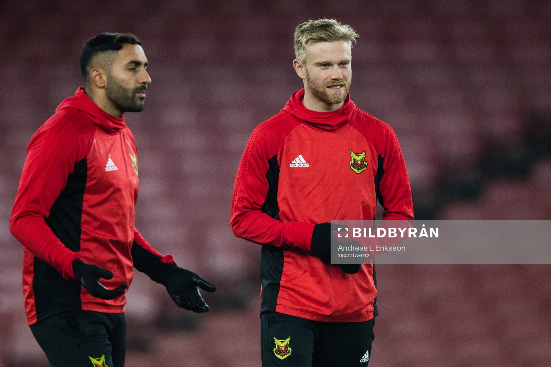 Östersunds Saman Ghoddos och Dennis Widgren