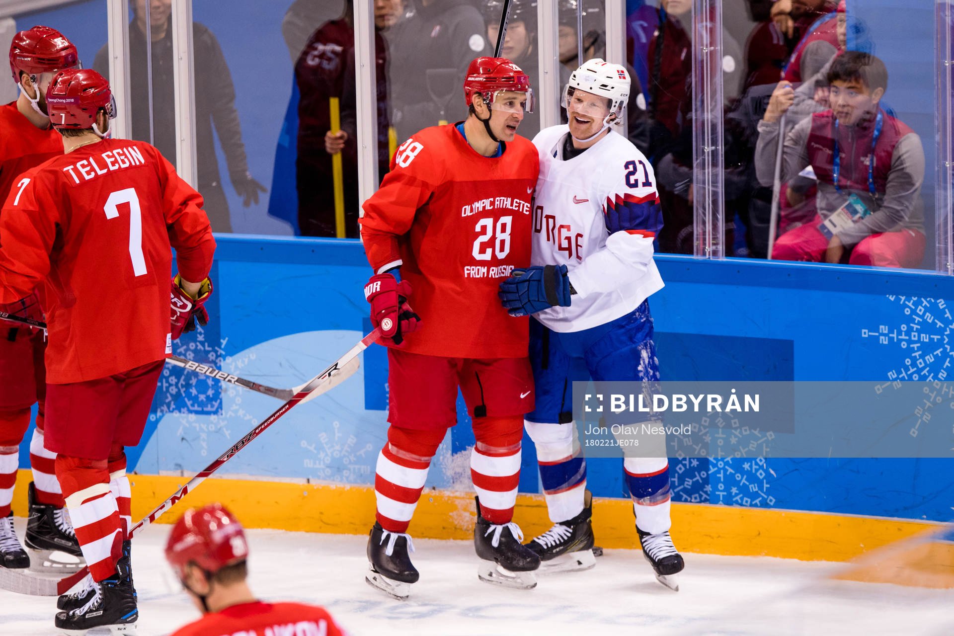 Andrei Zubarev Of Russia (OAR) and Steffen Thoresen of