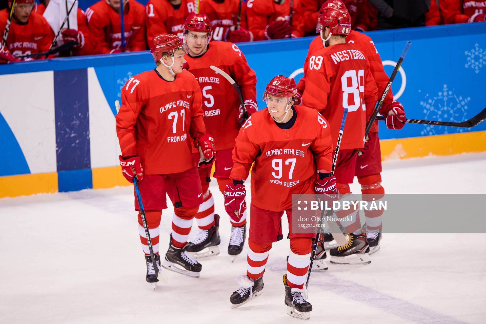 Nikita Gusev Of Russia (OAR)  in the Men's Ice Hockey