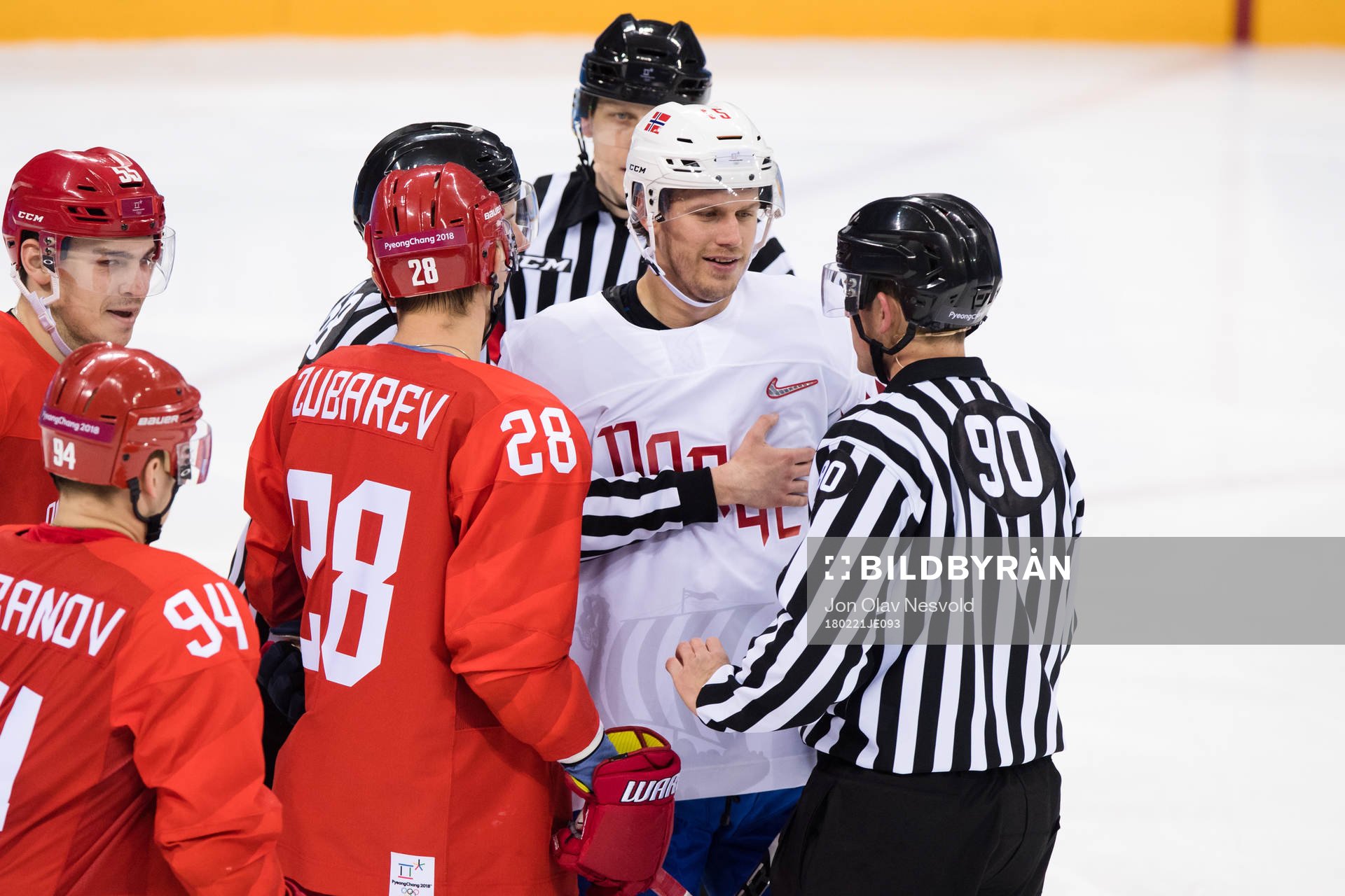 Tommy Kristiansen of Norway the Men's Ice Hockey
