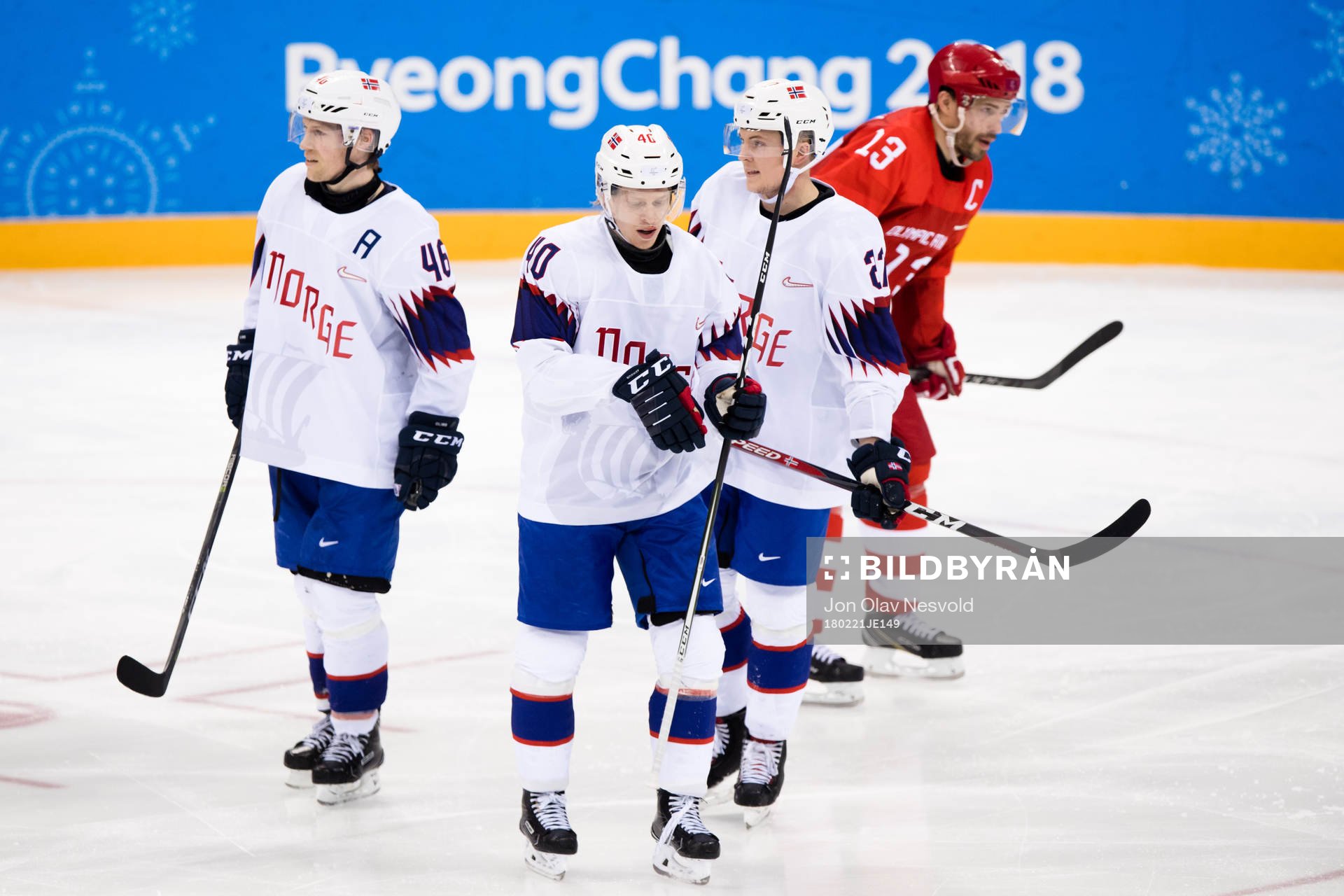 Mathis Olimb, Ken André Olimb and Ludvig Hoff of Norway