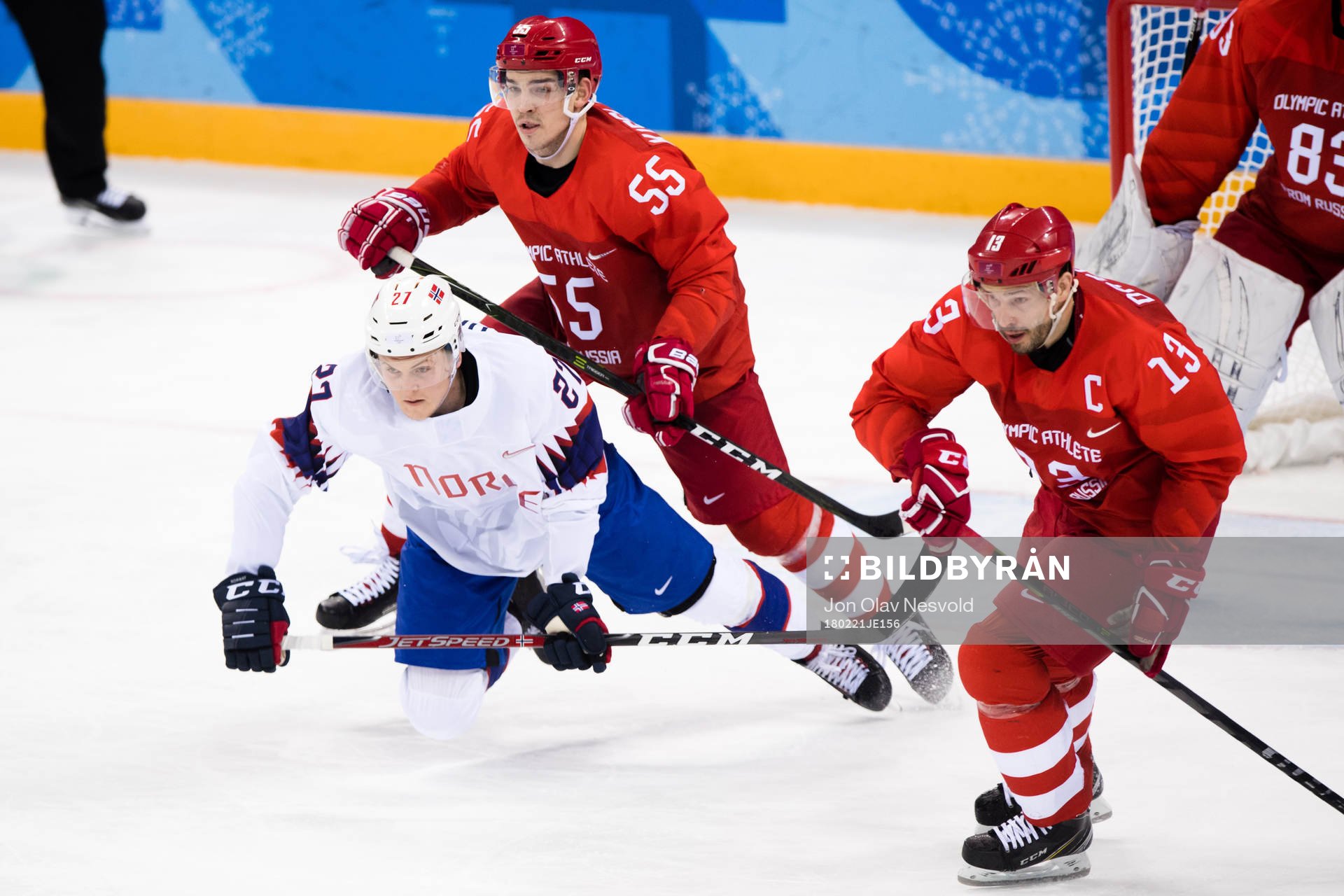 Ludvig Hoff of Norway, Bogdan Kiselevich and Pavel Datsyuk