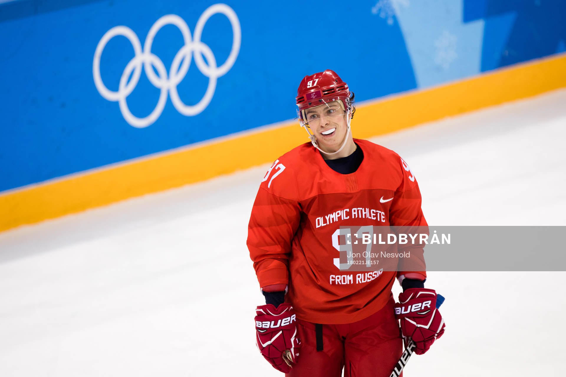 Nikita Gusev Of Russia (OAR)  in the Men's Ice Hockey