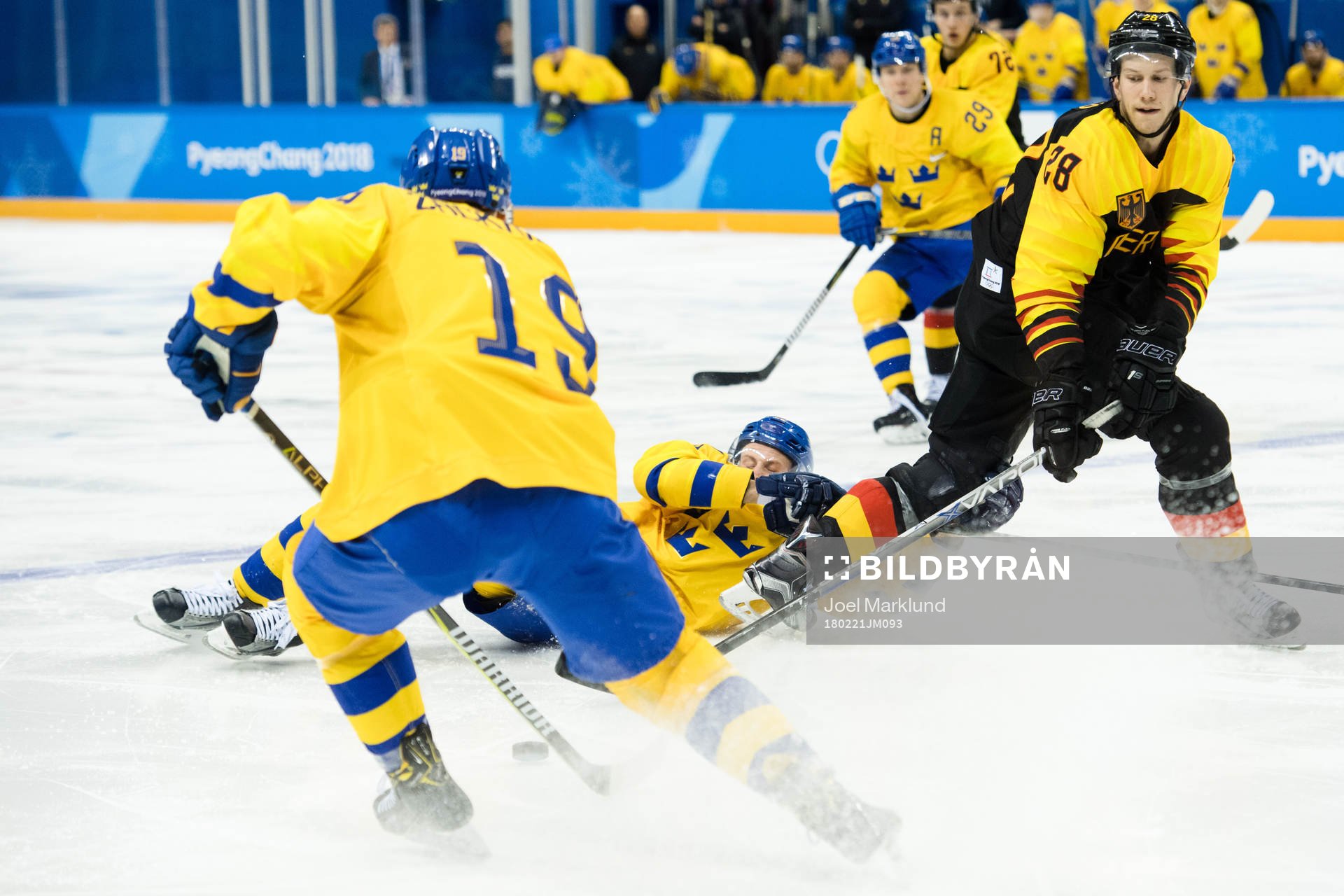 Alexander Bergström of Sweden and Frank Mauer of Germany