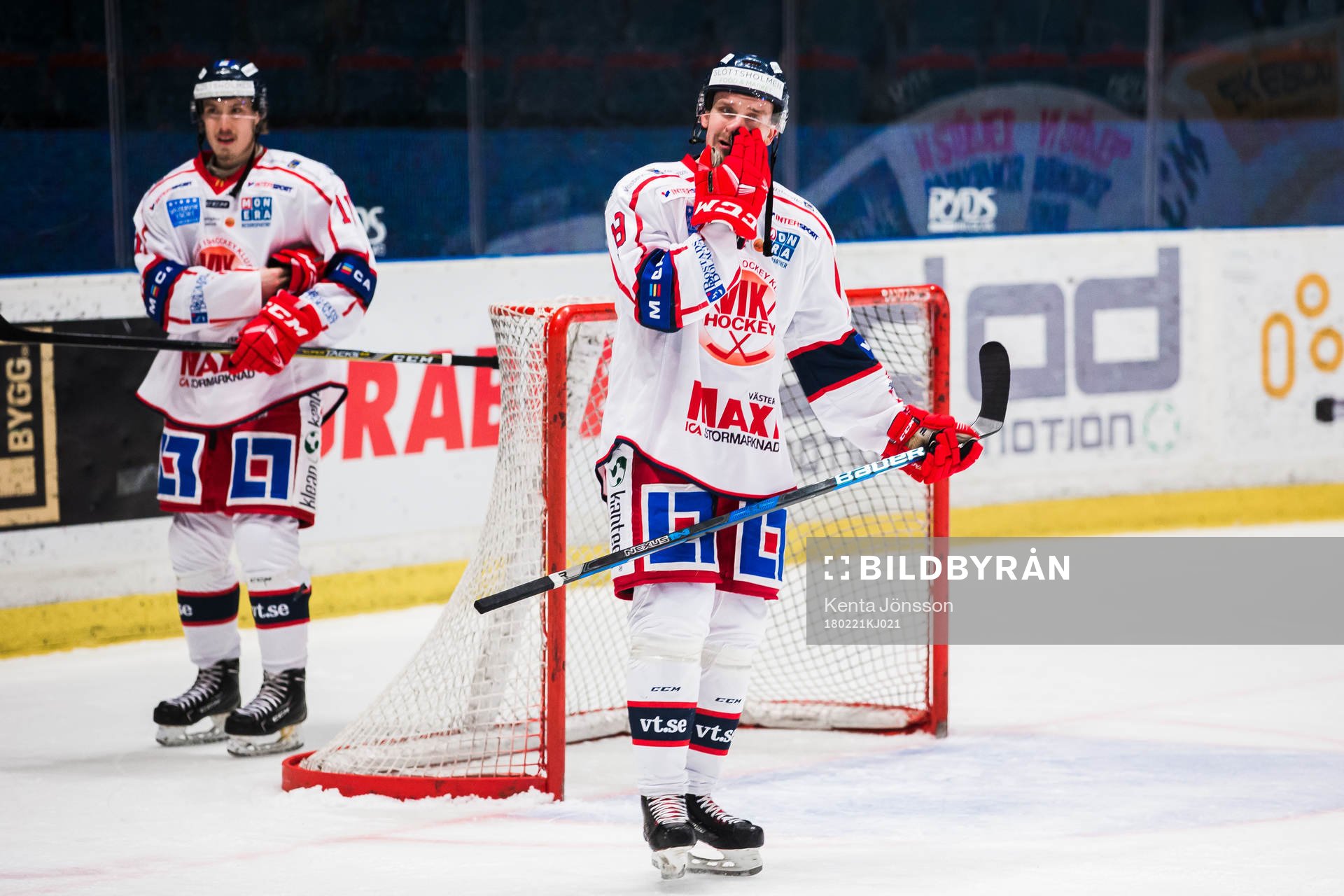 Västerviks Marcus Lindblom och André Astley Rydberg deppar