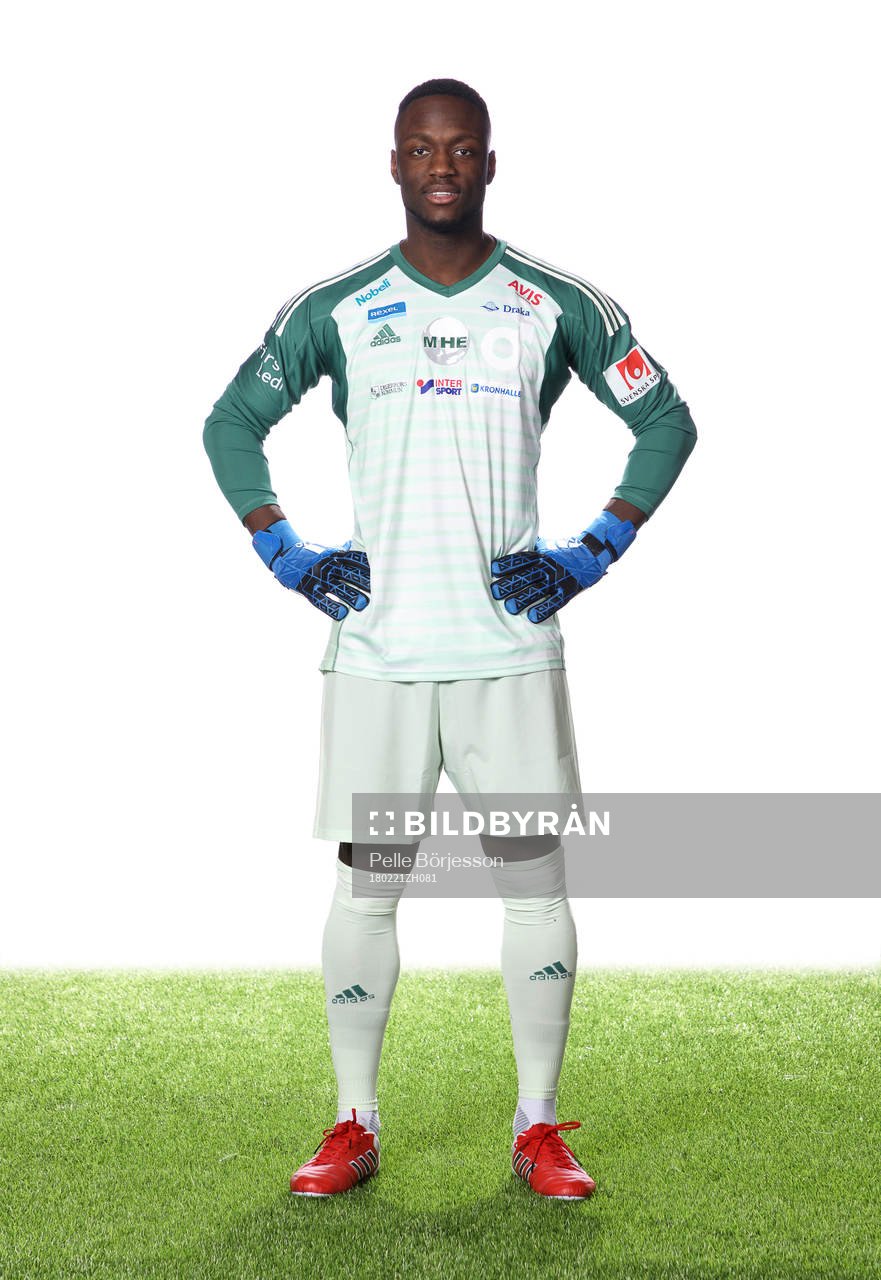 Degerfors målvakt Ismael Diawara