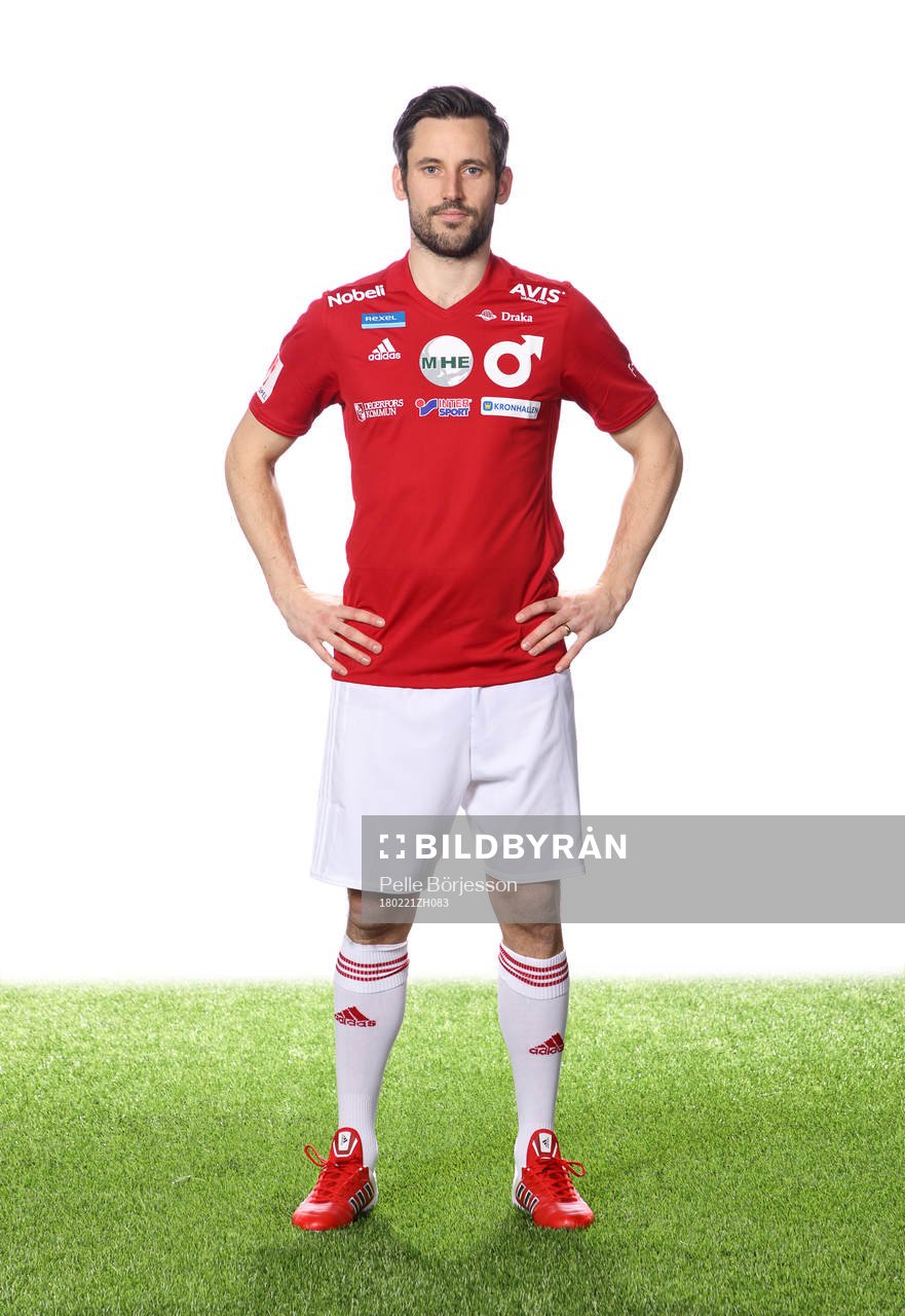 Degerfors Marcus de Bruin poserar för ett porträtt den 21 februari 2018 i Degerfors.