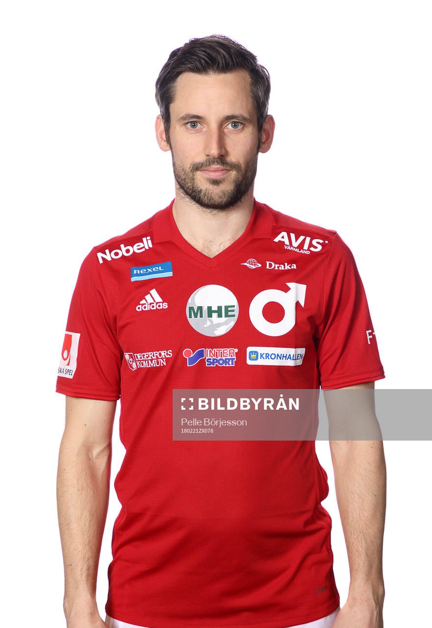 Degerfors Marcus de Bruin poserar för ett porträtt den 21 februari 2018 i Degerfors.