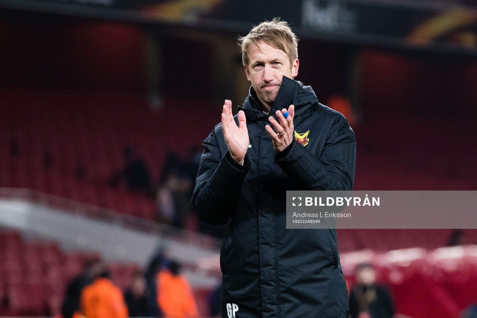 Östersunds tränare Graham Potter tackar publiken