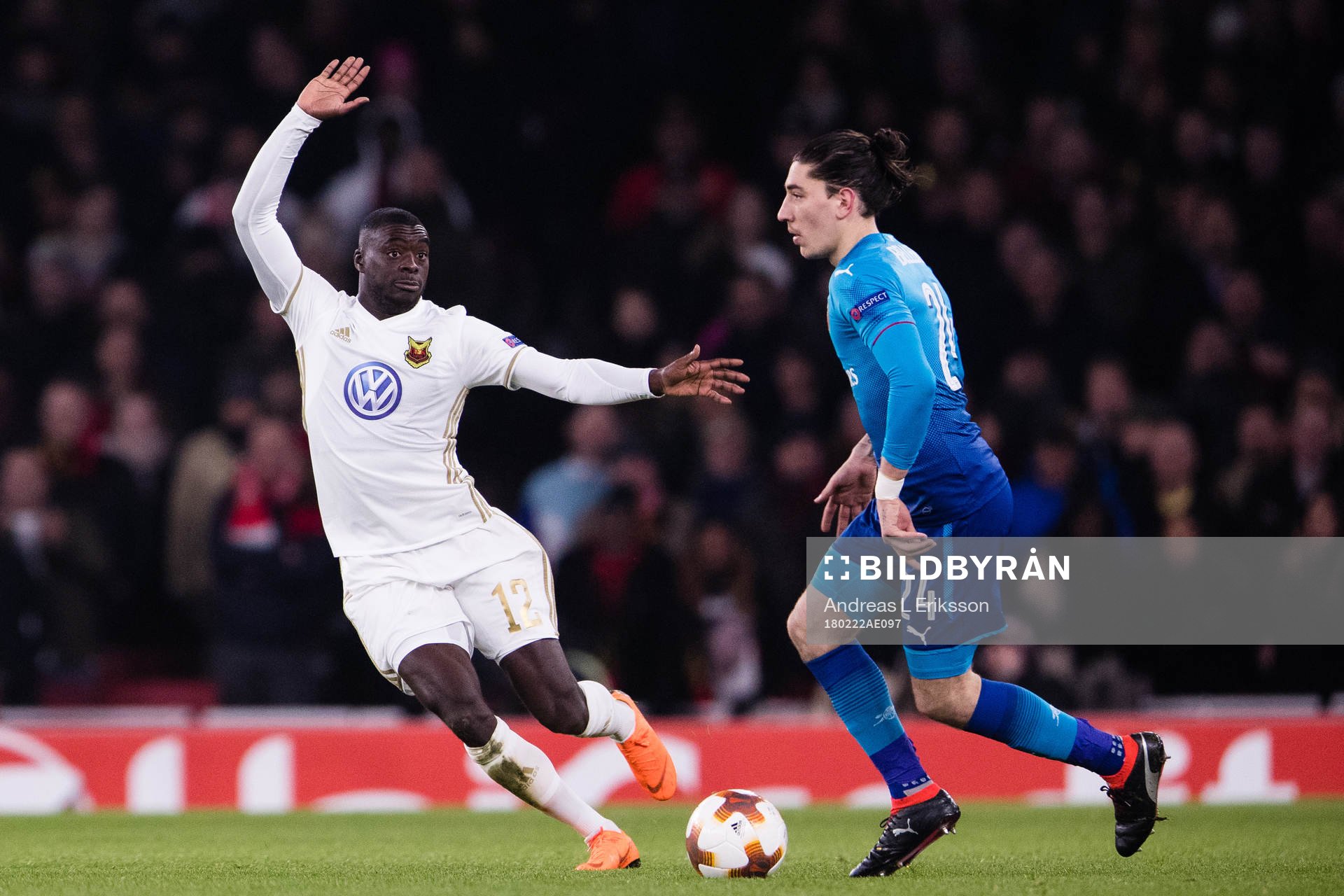 Östersunds Ken Sema och Arsenals Hector Bellerin