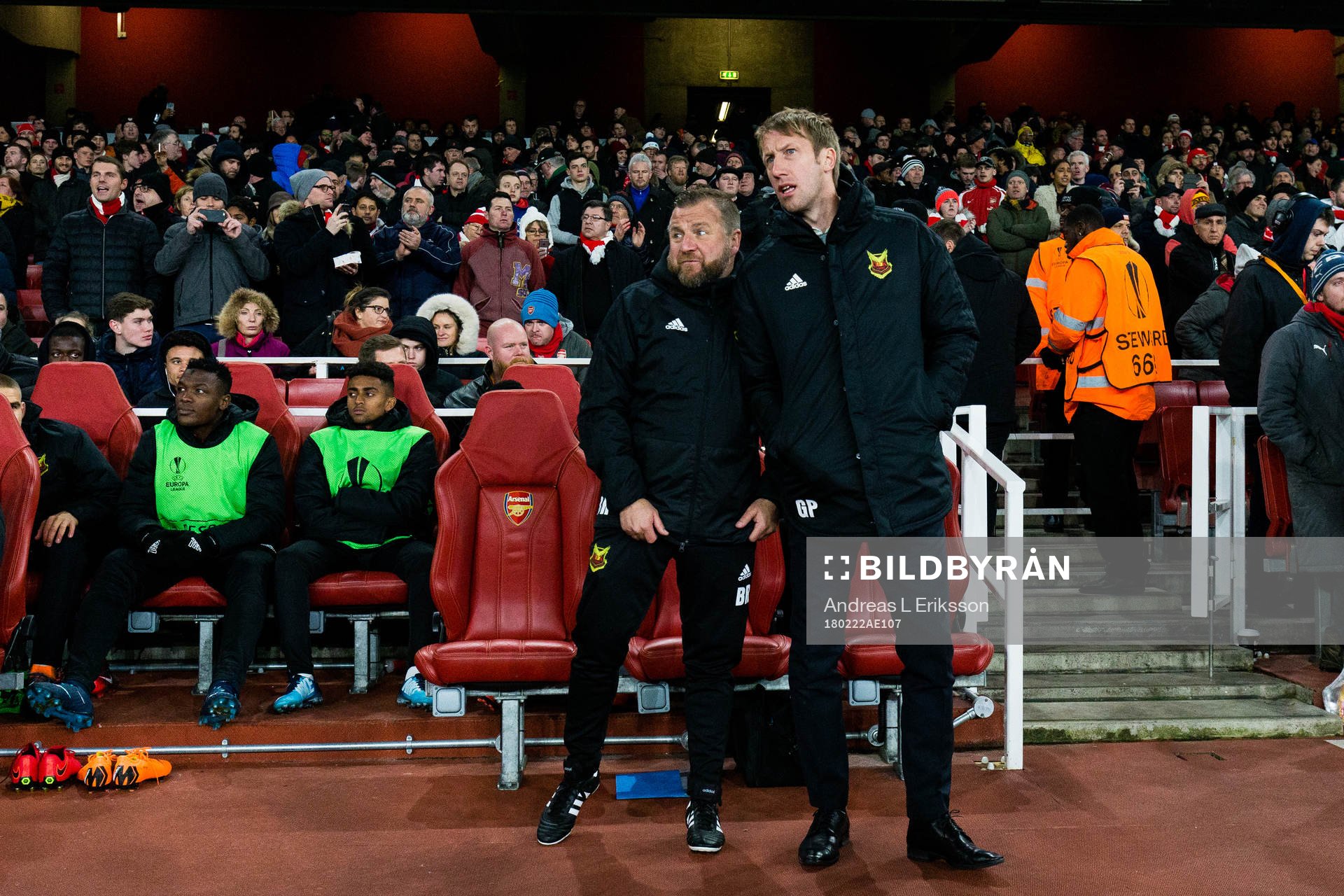 Östersunds assisterande tränare Billy Reid och tränare