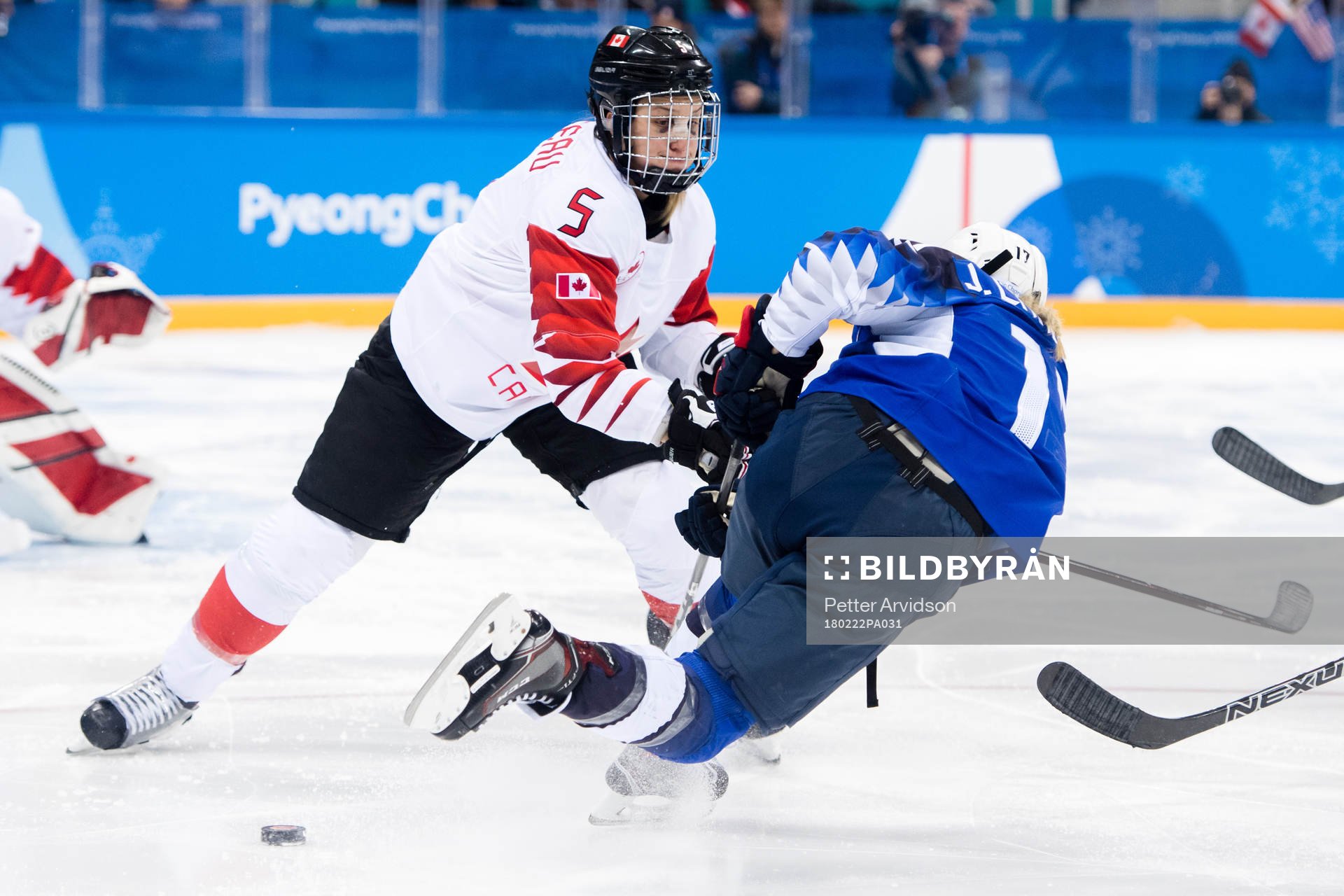 Lauriane Rougeau of Canada and Jocelyn Lamoureux-Davidson