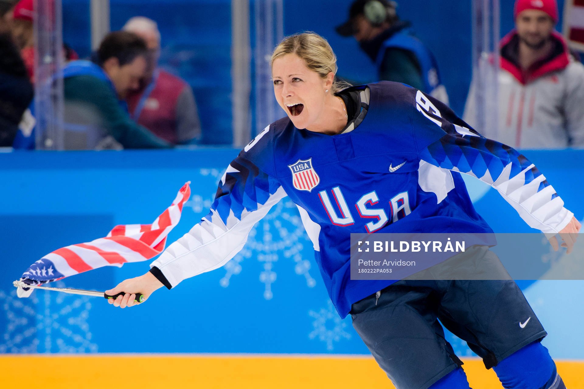 Gigi Marvin of USA  celebrates