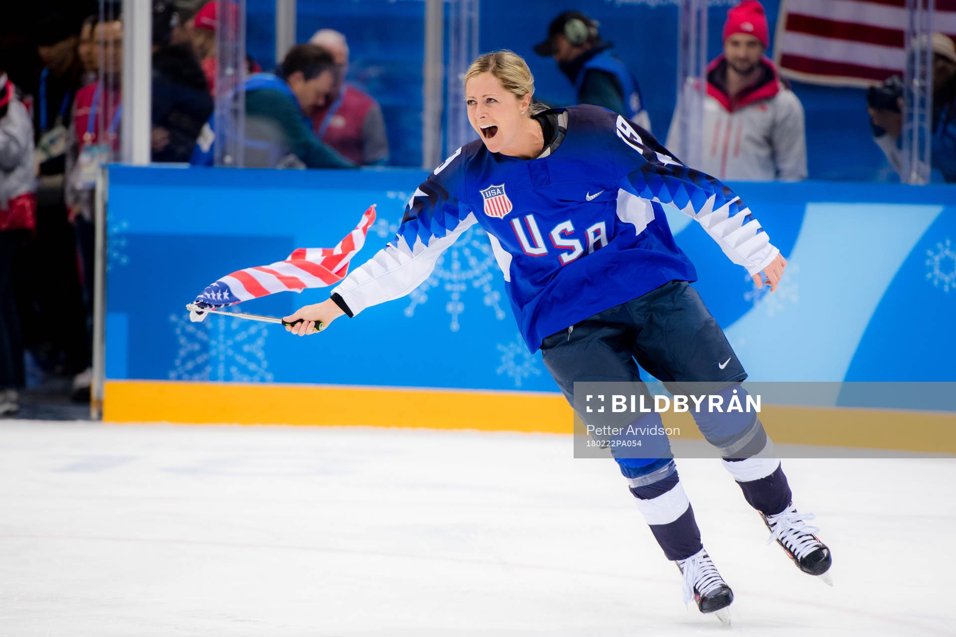 Gigi Marvin of USA  celebrates