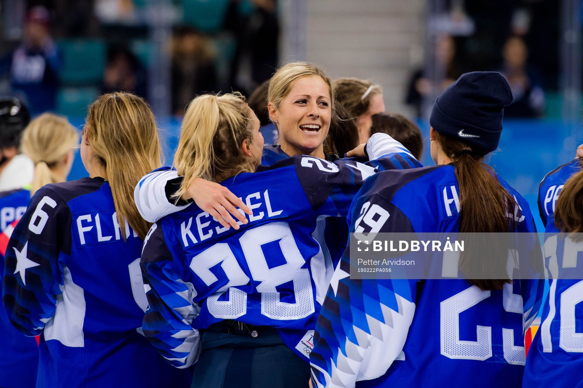Gigi Marvin of USA celebrating