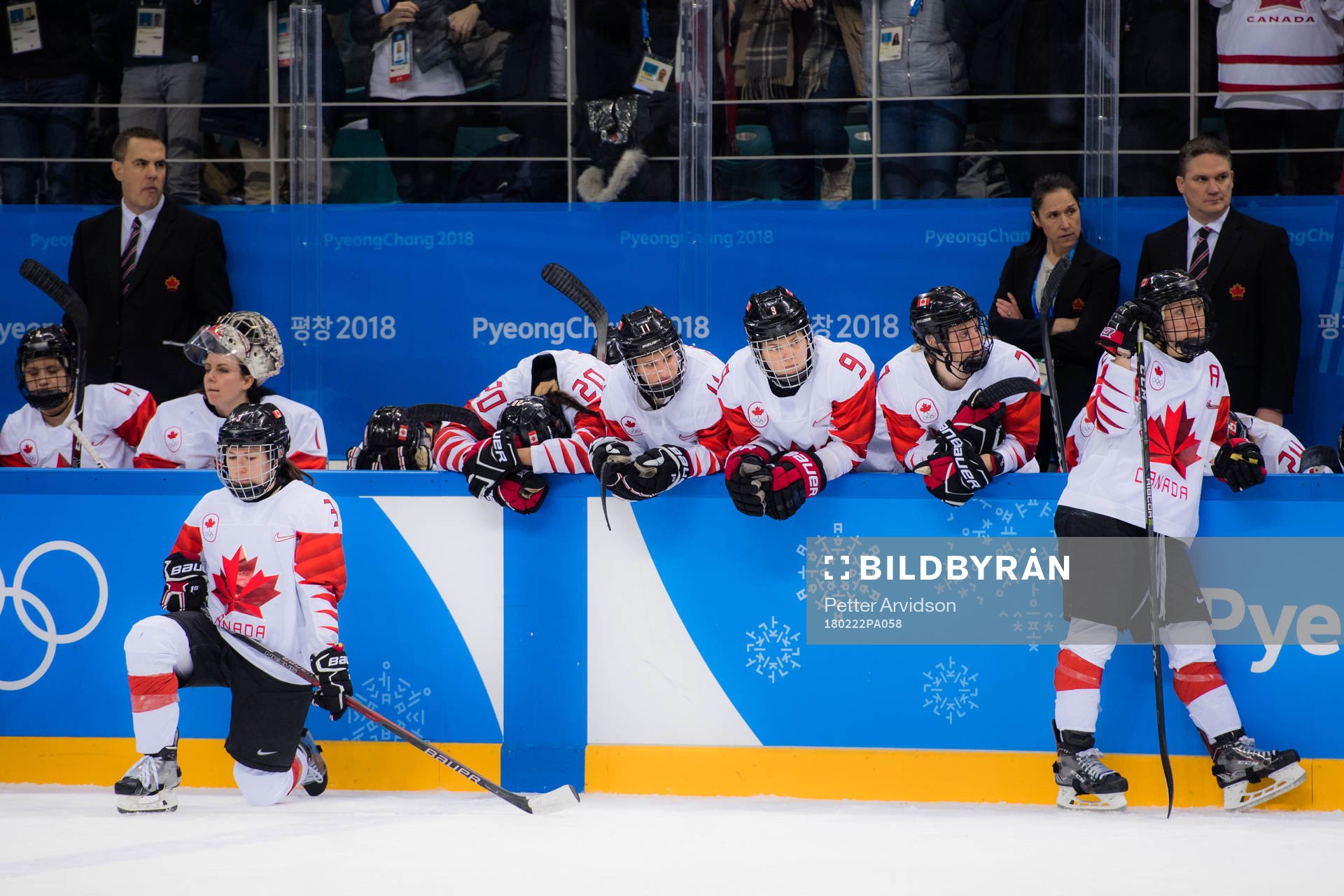 Team Canada looks dejected