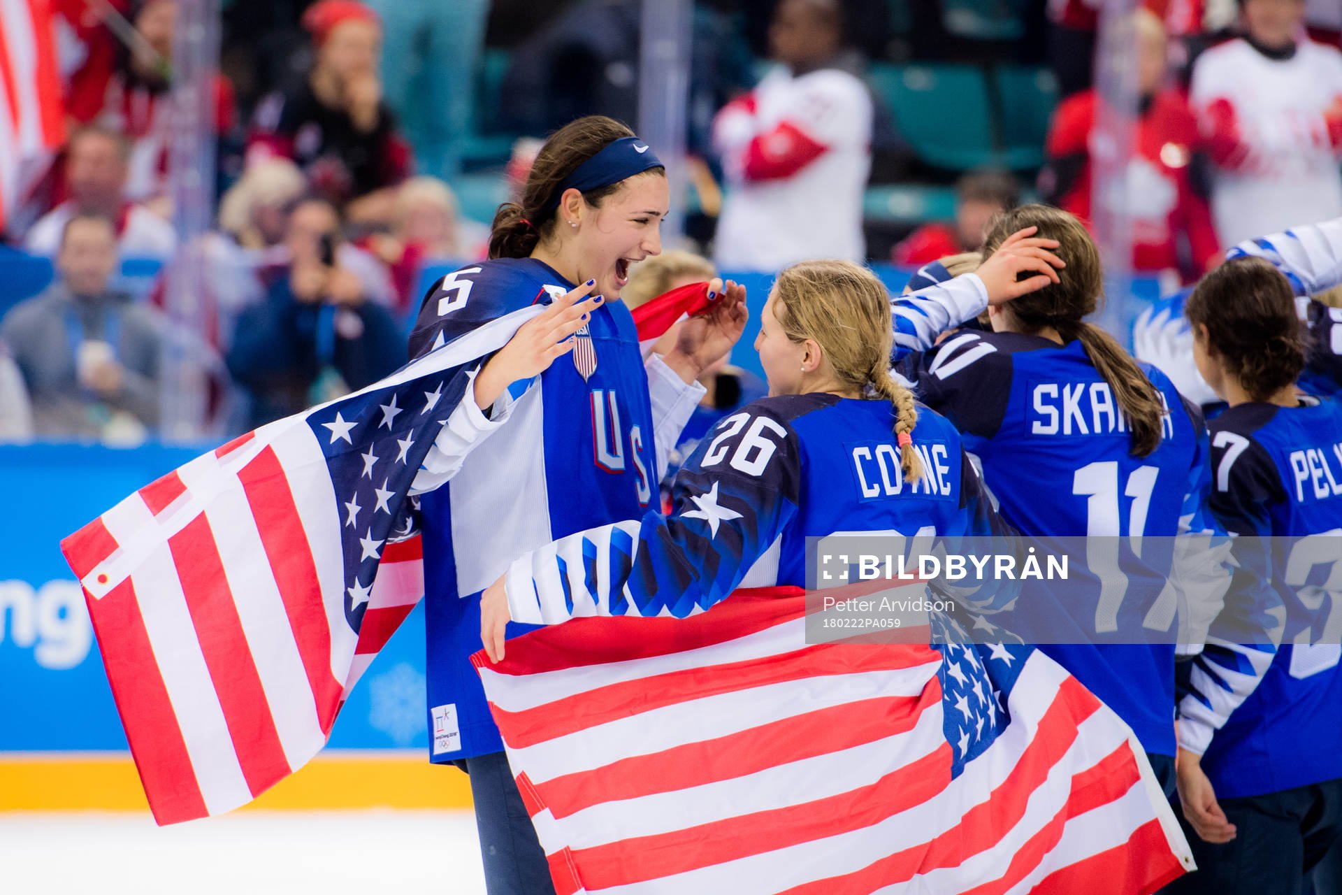 Megan Keller of USA celebrating