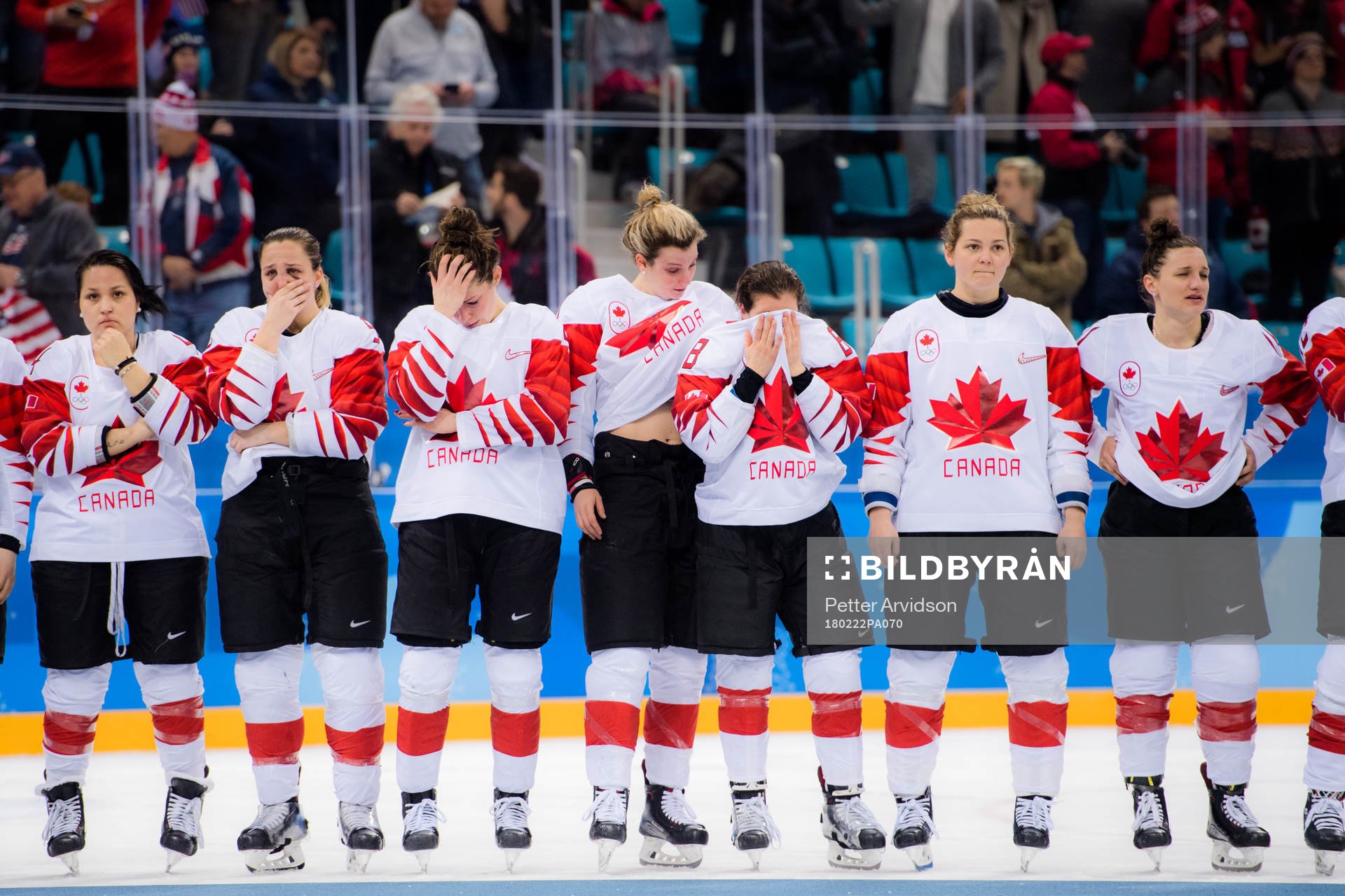 Team Canada looks dejected