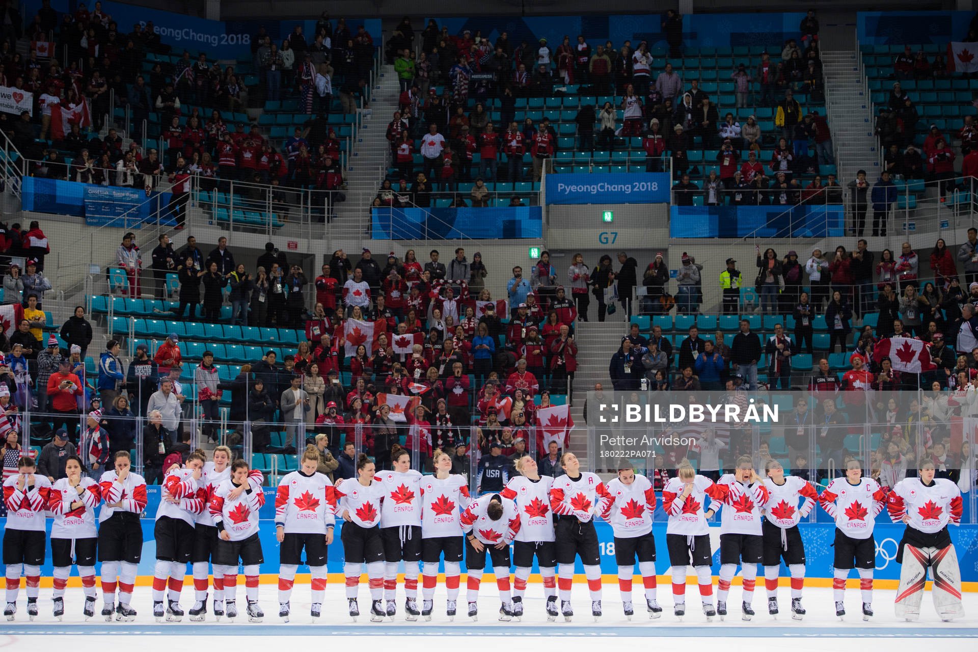 Team Canada looks dejected