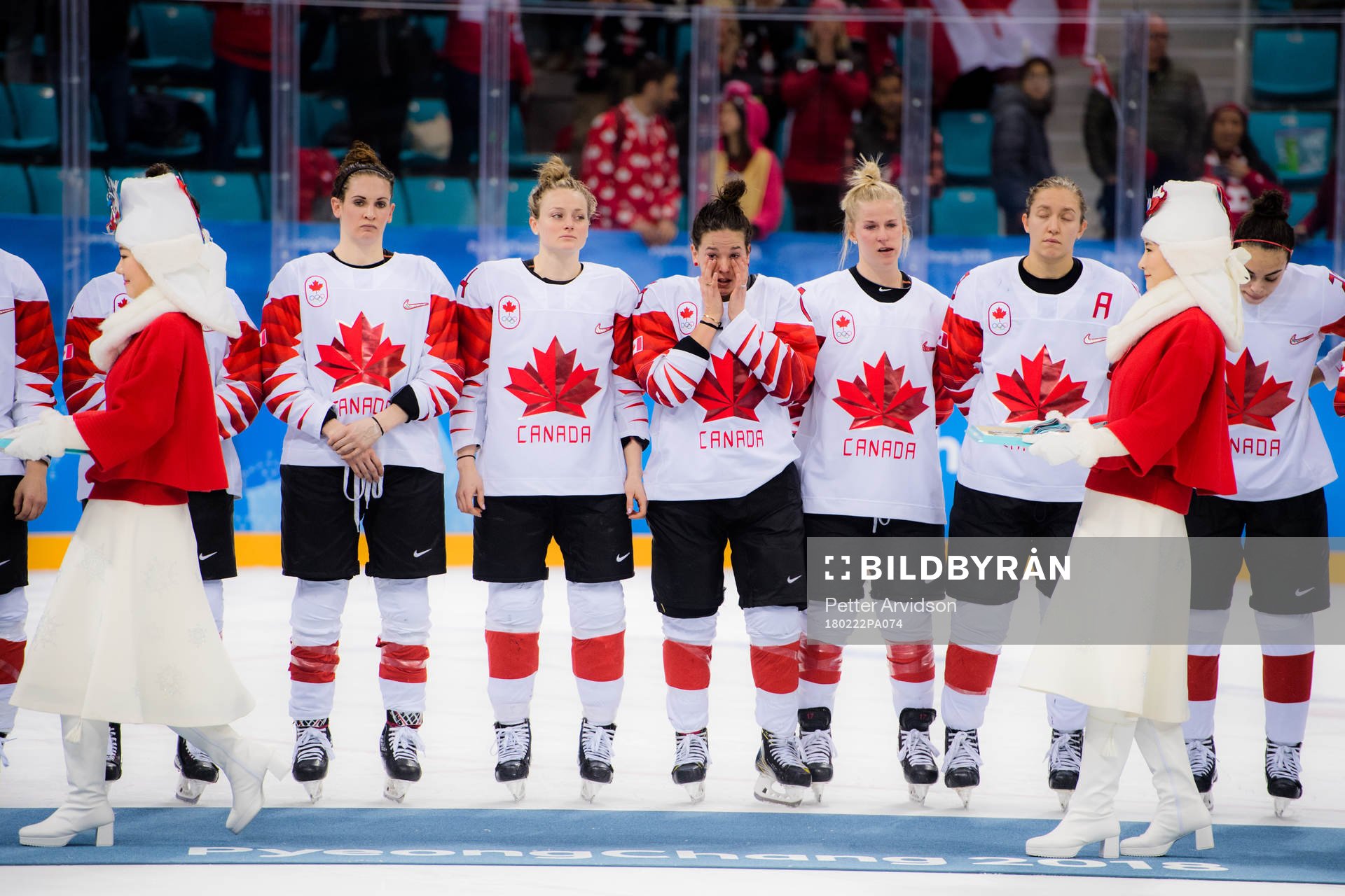 Team Canada looks dejected