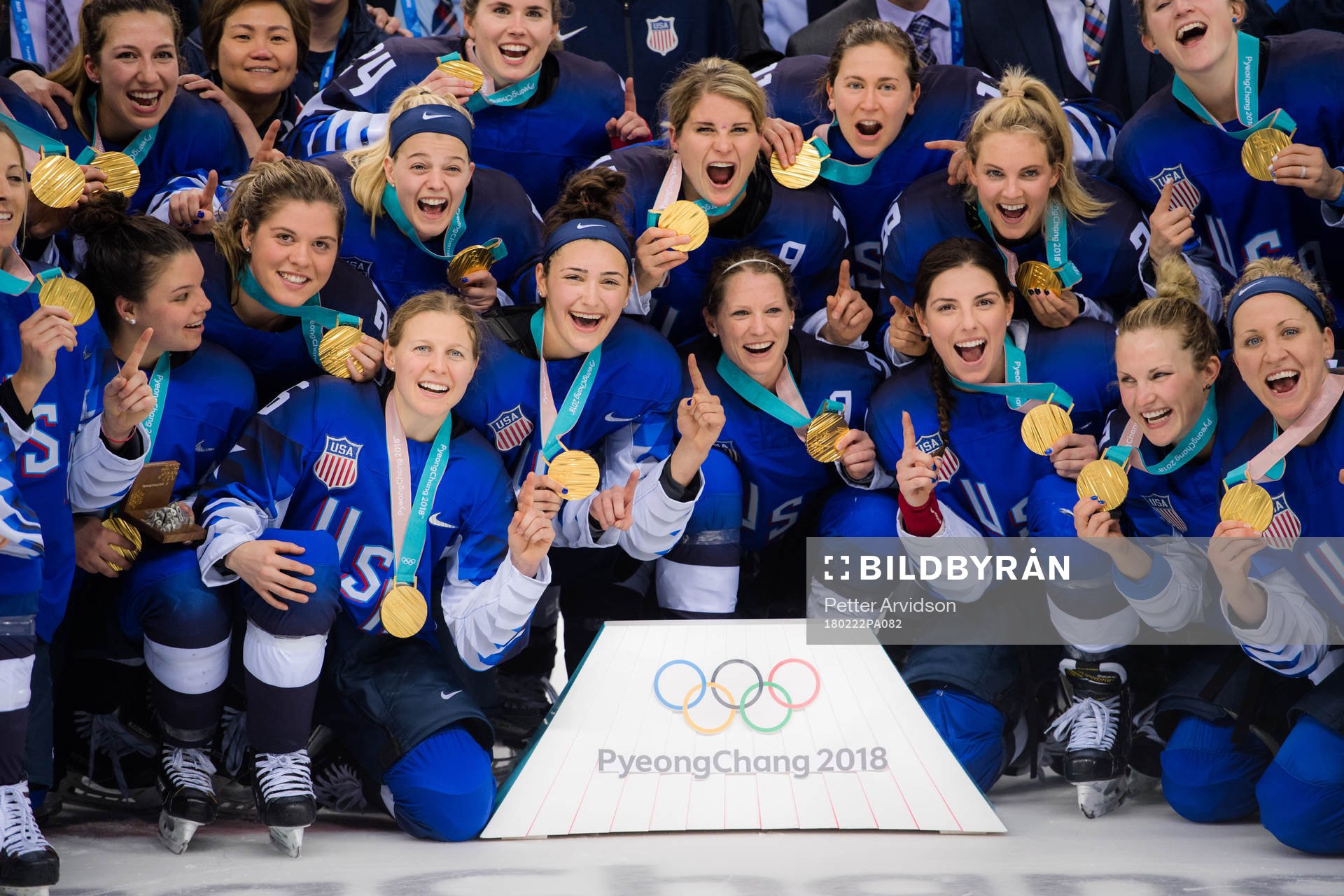 Team USA celebrates