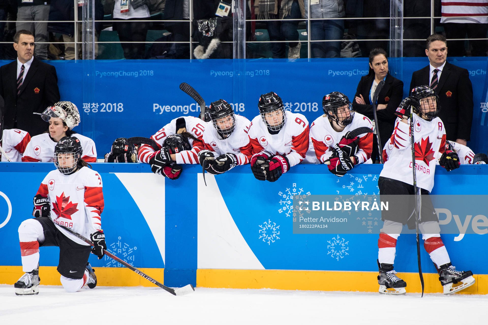 Team Canada looks dejected