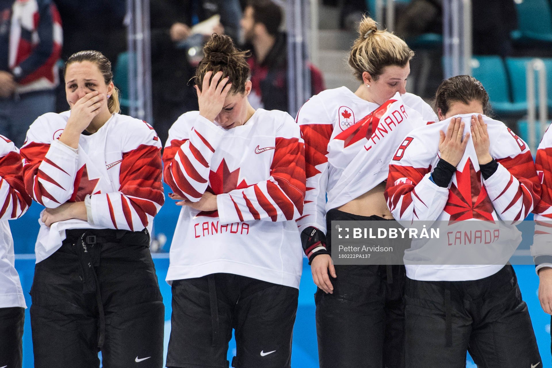 Team Canada looks dejected