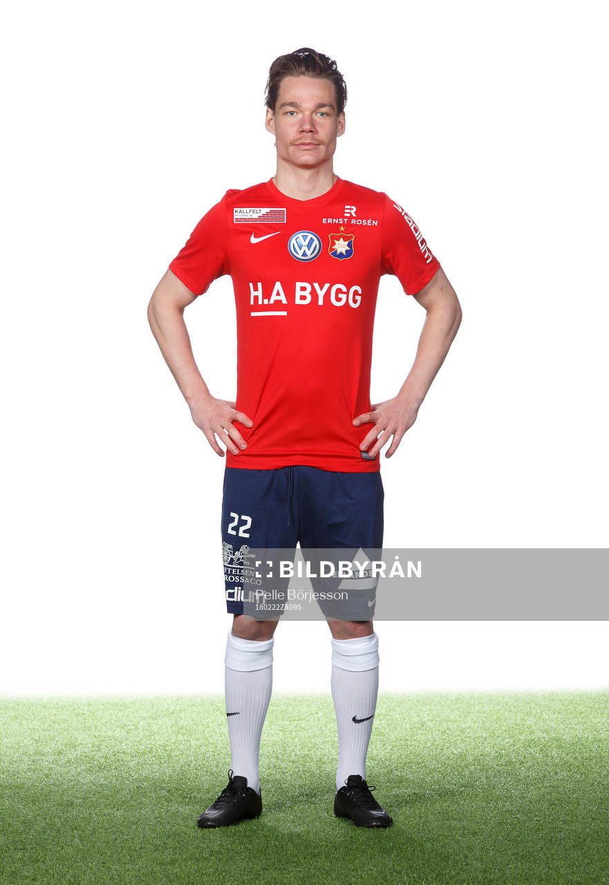 Örgryte Filip Ahlmström Tähti poserar för ett porträtt den 22 februari 2018 i Göteborg.