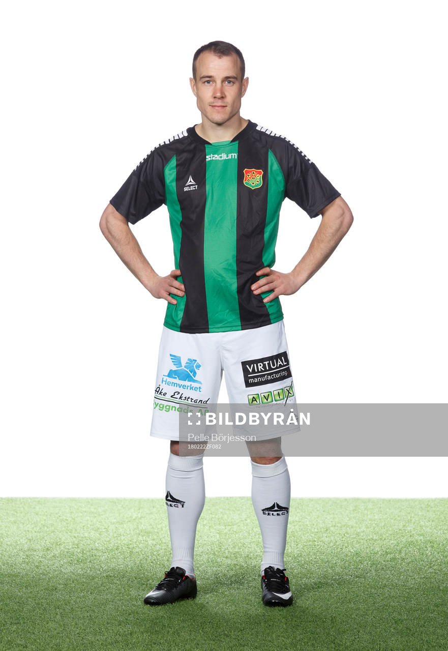 GAIS Carl Wede poserar för ett porträtt den 22 februari 2018 i Göteborg.