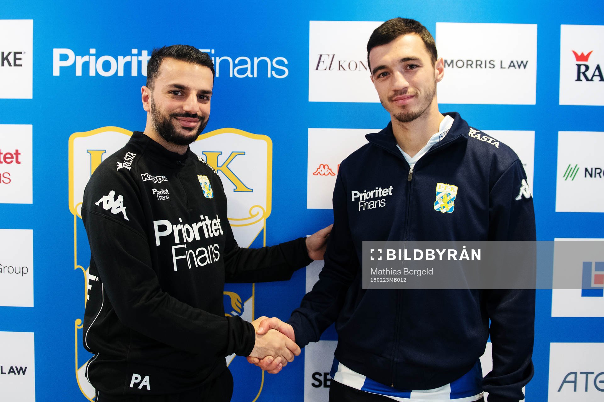Tränare Poya Asbaghi och Giorgi Kharaishvili