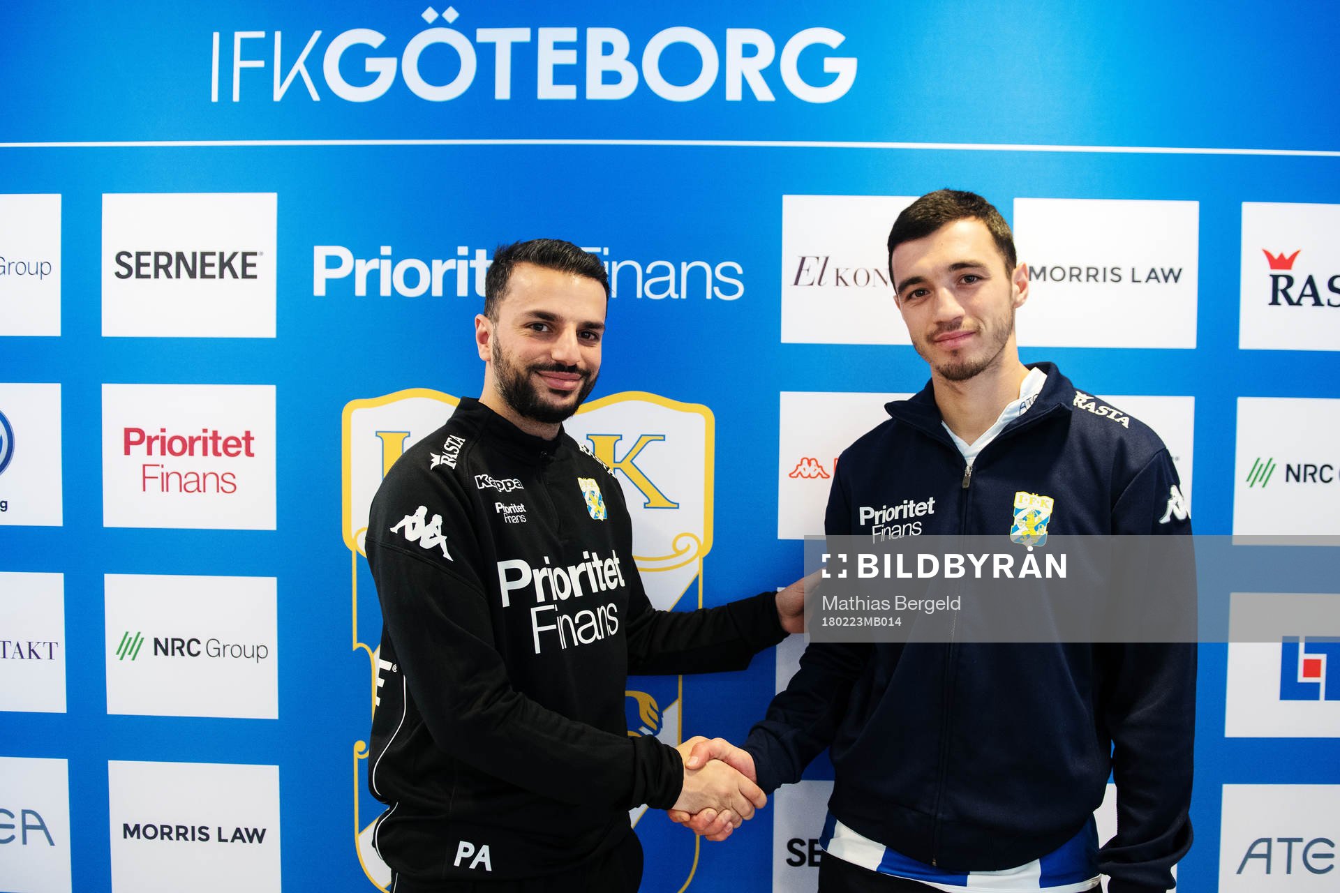 Tränare Poya Asbaghi och Giorgi Kharaishvili