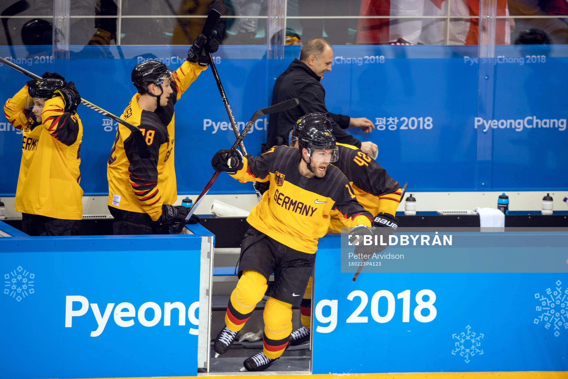 Marcus Kink of Germany celebrates