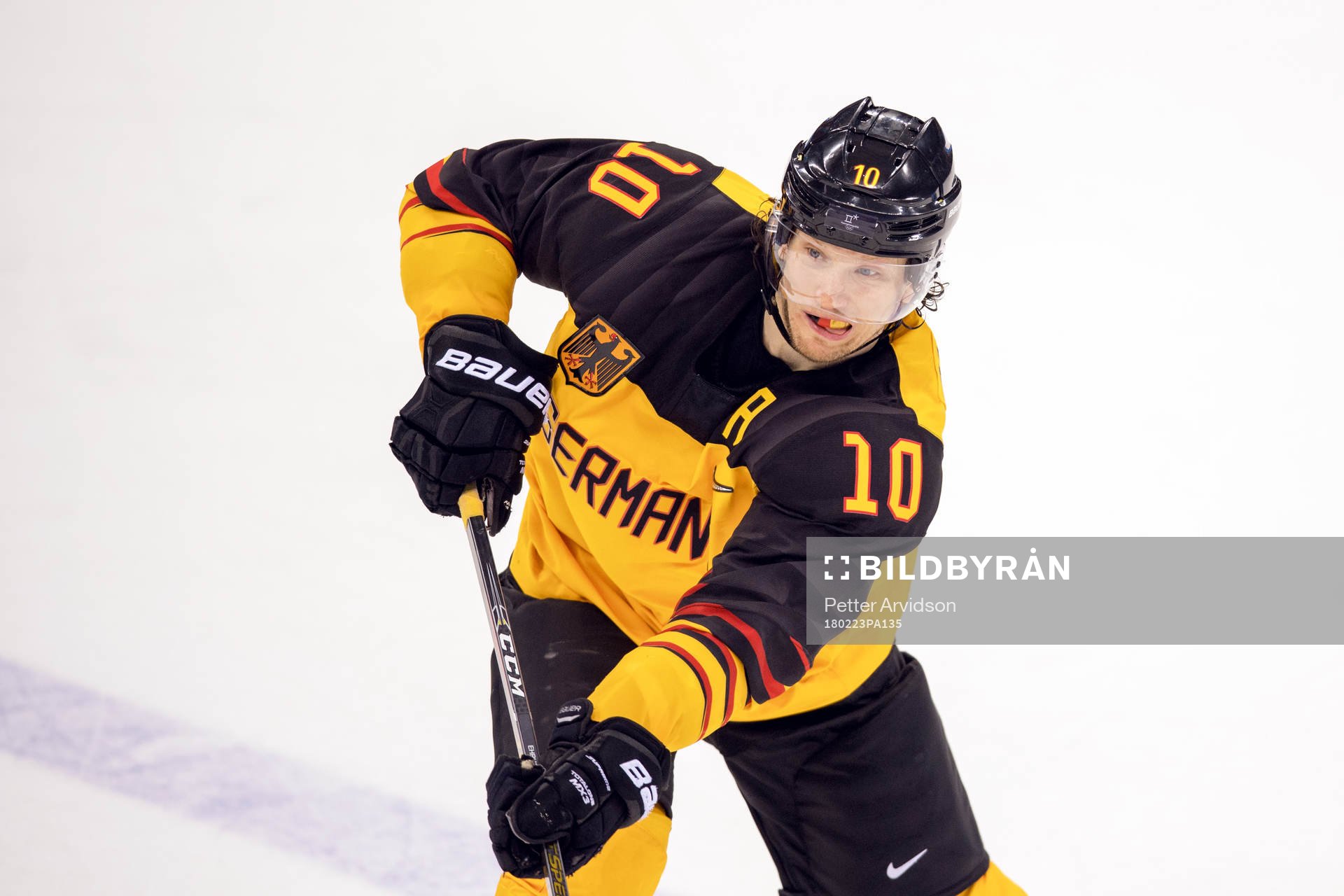 Christian Ehrhoff of Germany in the Men's ice hockey