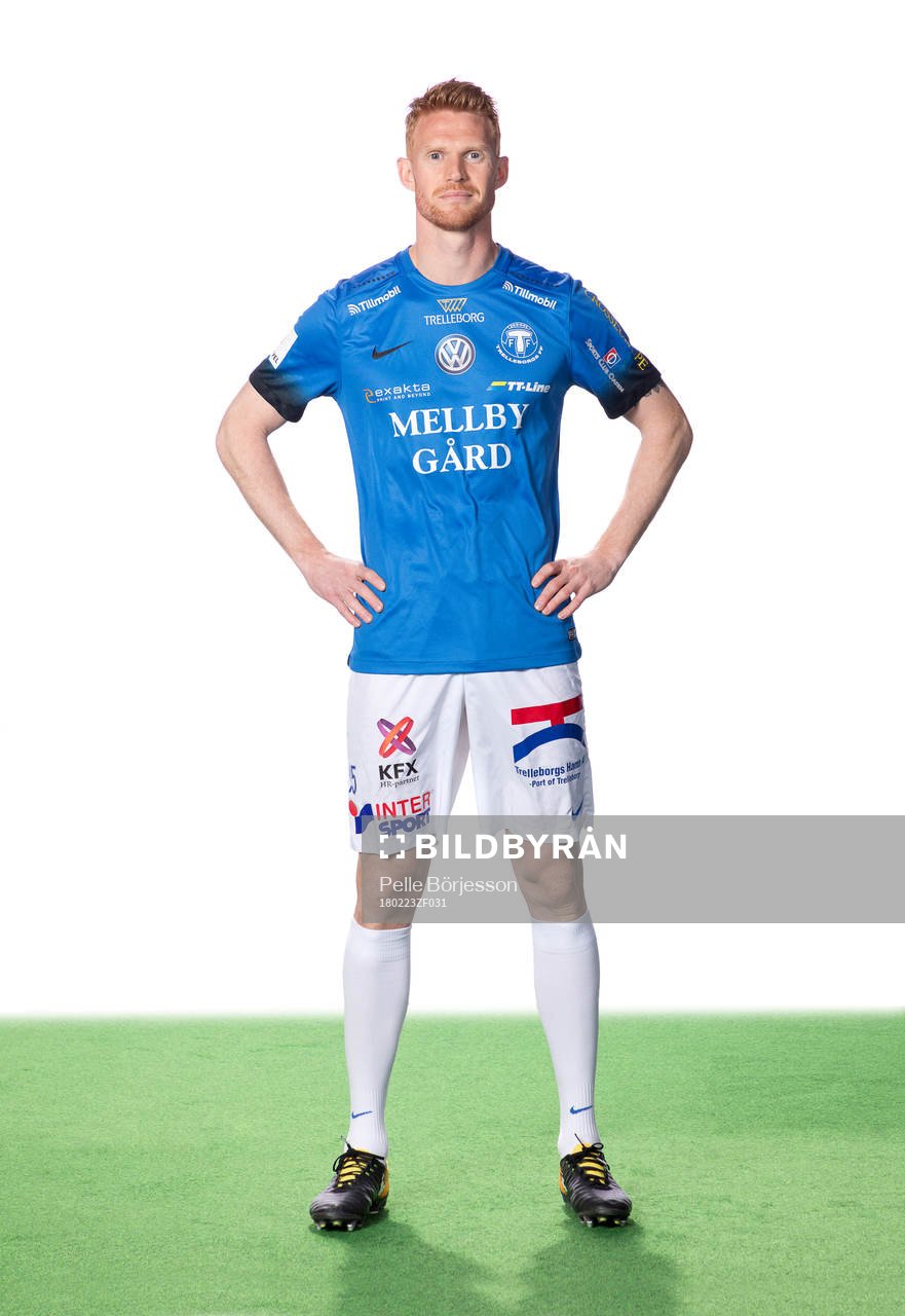 Trelleborgs Lasse Nielsen poserar för ett porträtt den 23 februari 2018 i Trelleborg.