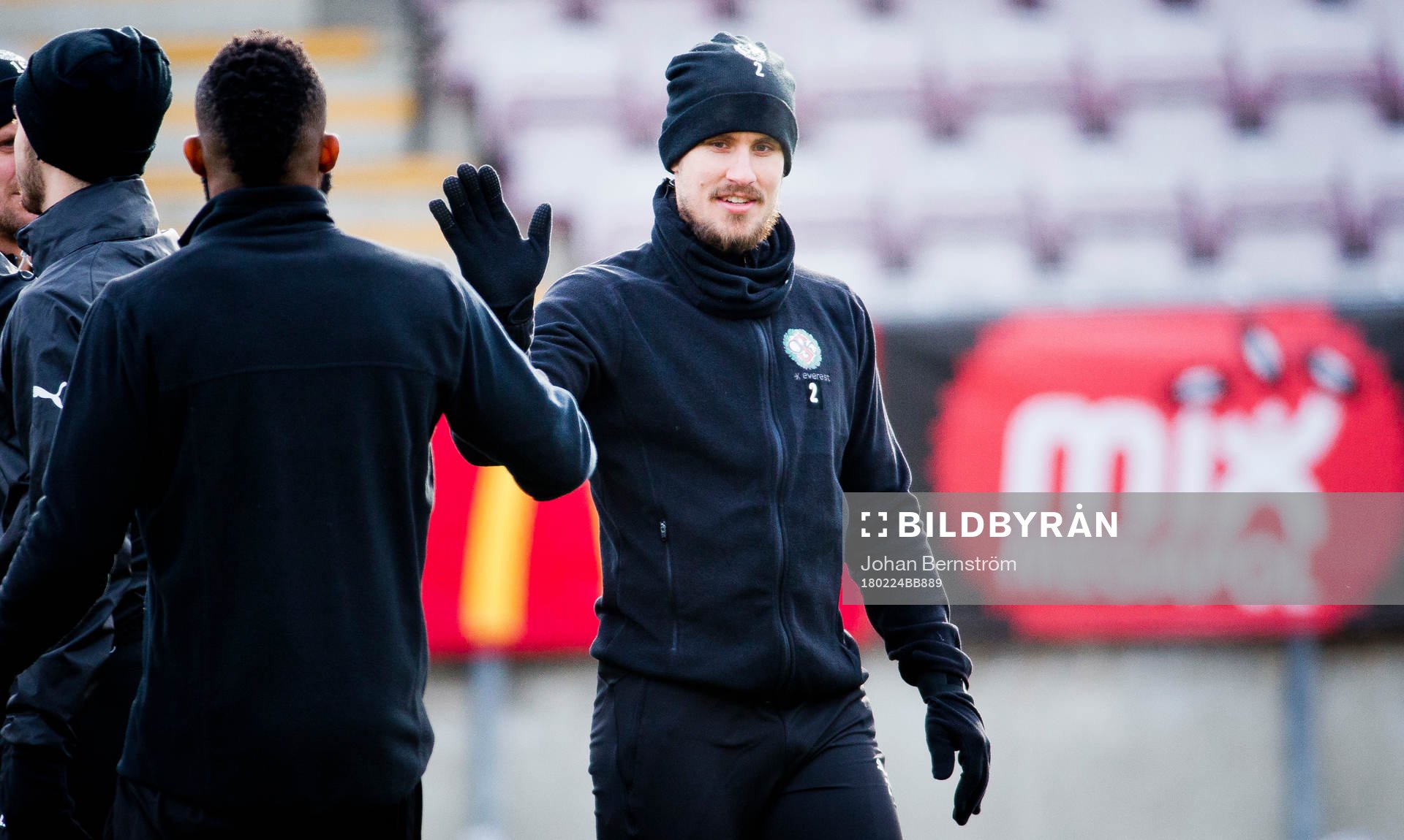 Örebros Daniel Björnquist under fotbollsmatchen i Svenska Cupen mellan Örebro och Helsingborg den 24 februari 2018 i Örebro.