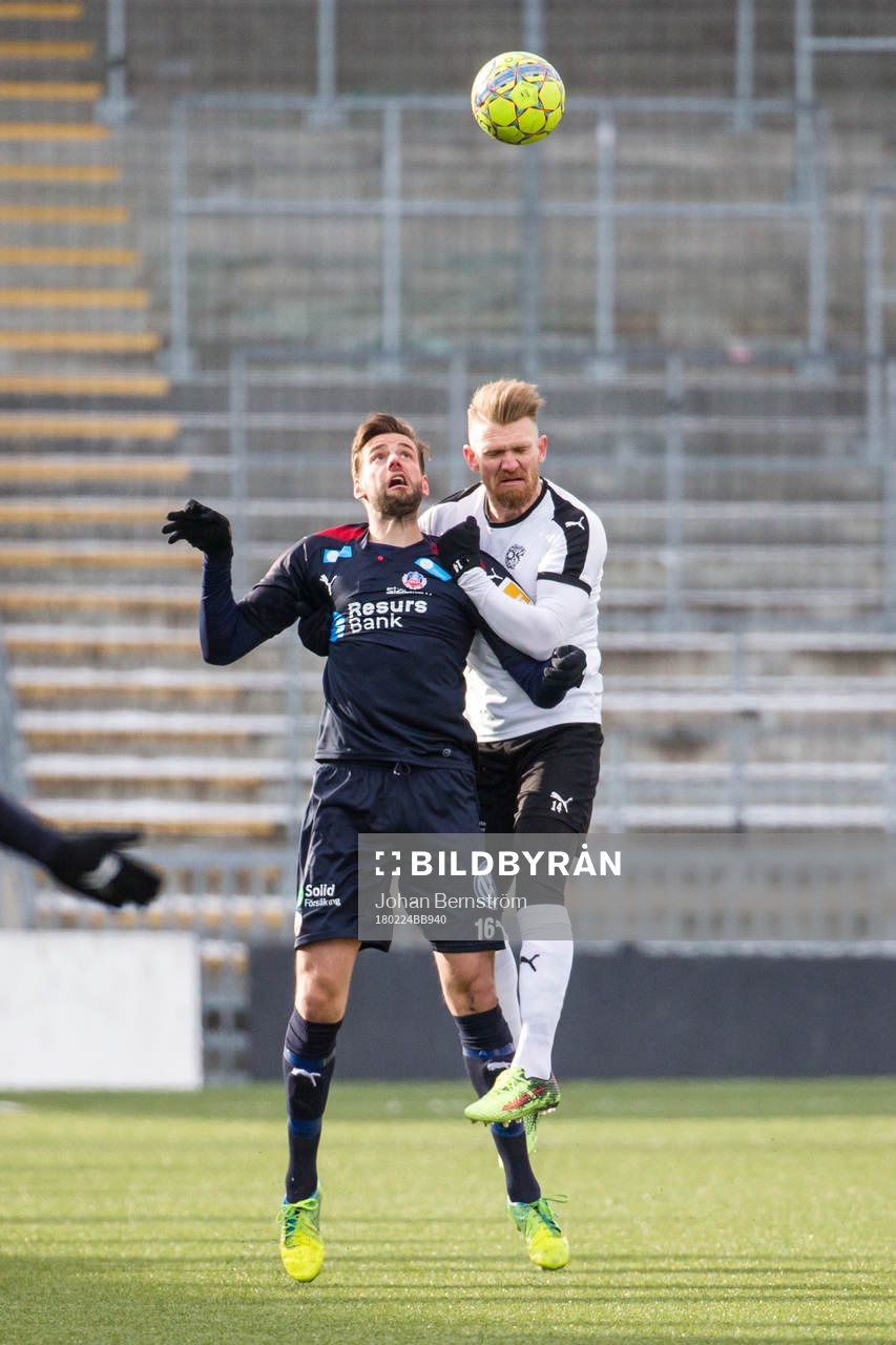 Helsingborgs Mikael Dahlberg och Örebros Michael Almebäck