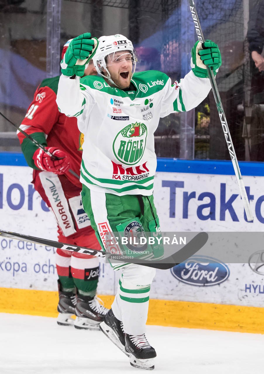 Rögles Simon Ryfors jublar