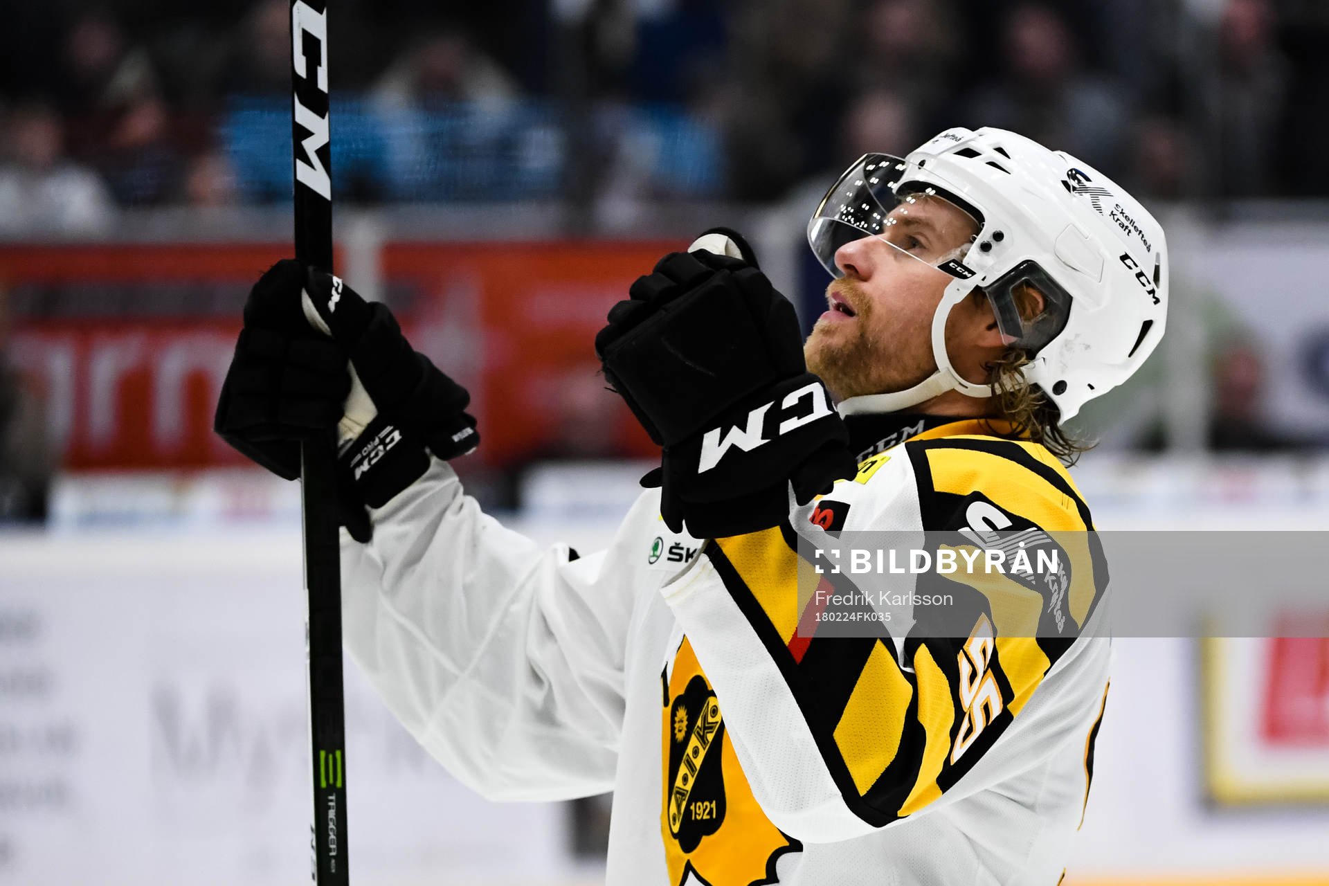 Skellefteås Michael Kostka jublar