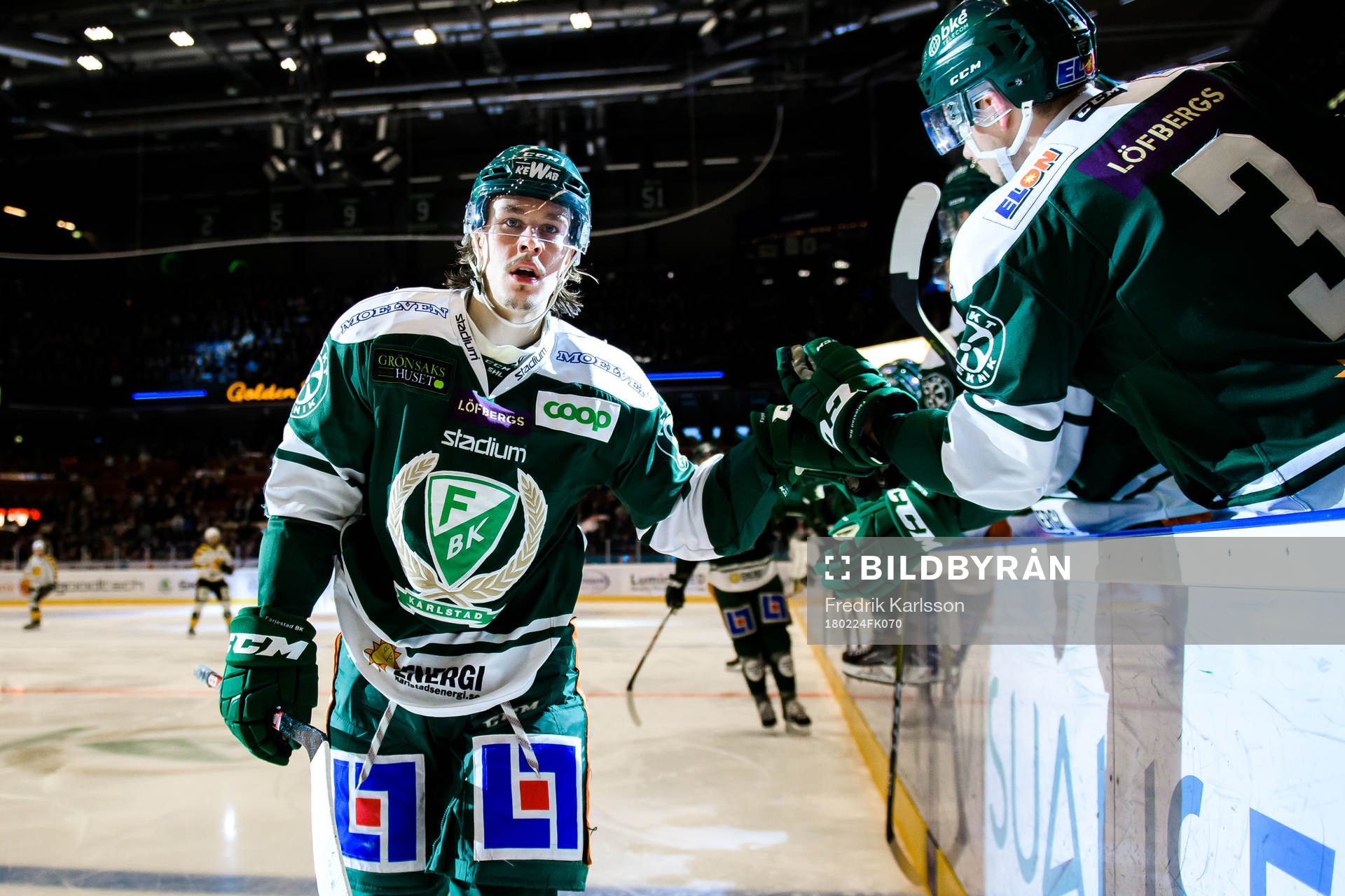 Färjestads Joakim Nygård jublar