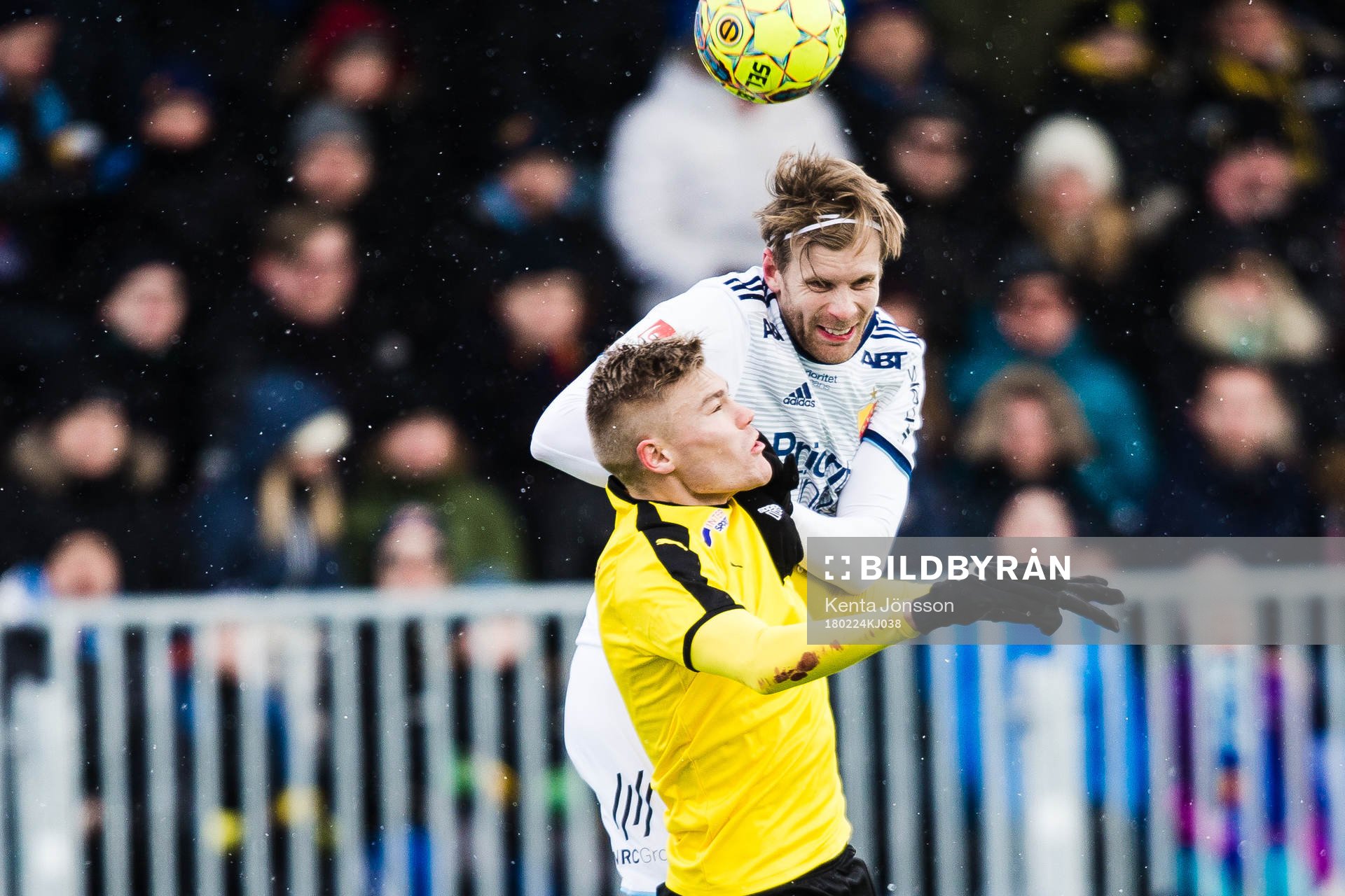 Djurgårdens Niklas Gunnarsson och Frejs Martin Falkeborn