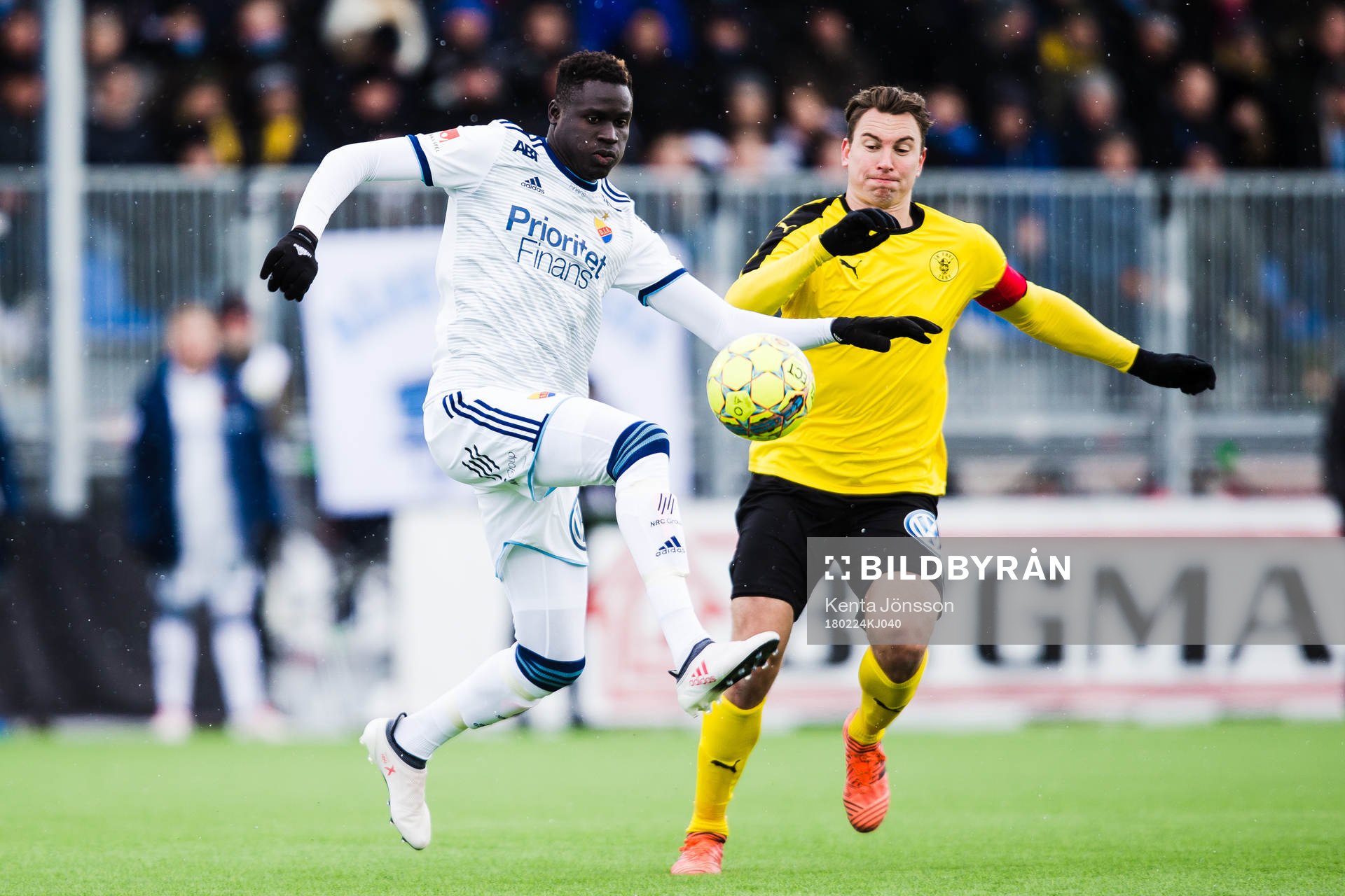 Djurgårdens Aliou Badji och Frejs Marcus Hansson