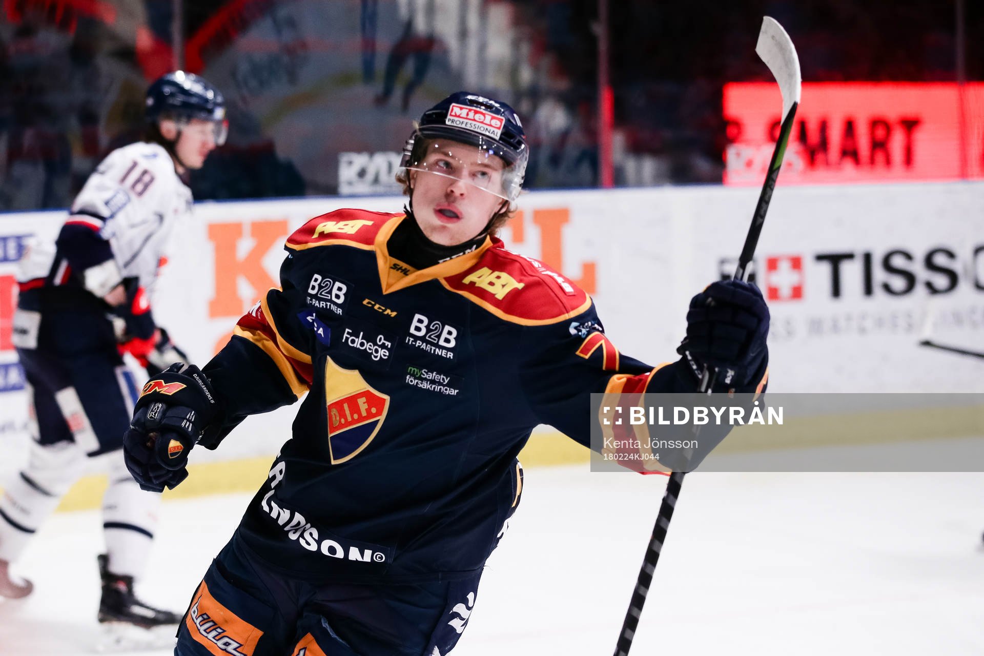 Djurgårdens Marcus Davidsson jublar