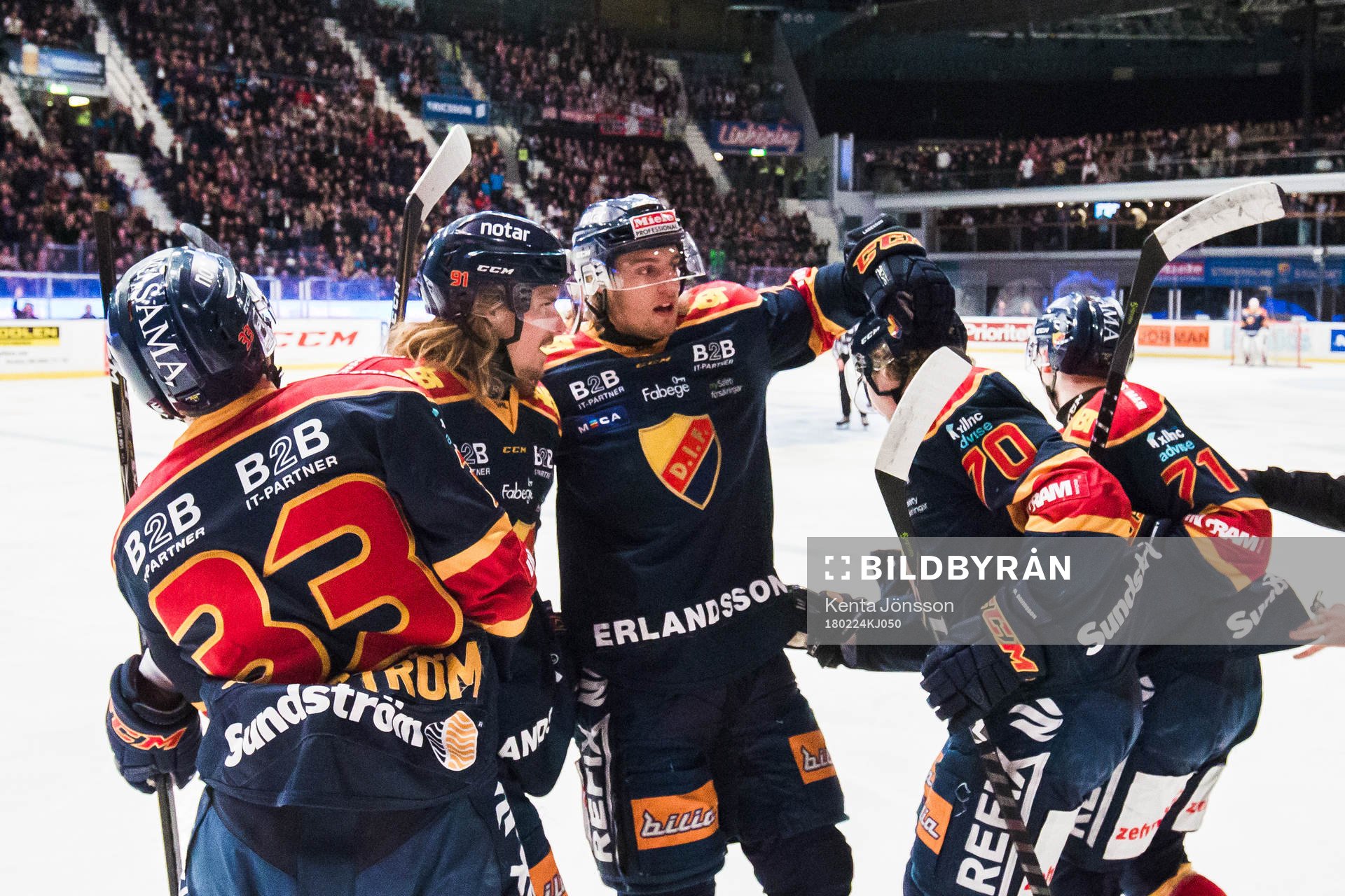 Djurgårdens Axel Jonsson Fjällby , William Lagesson och